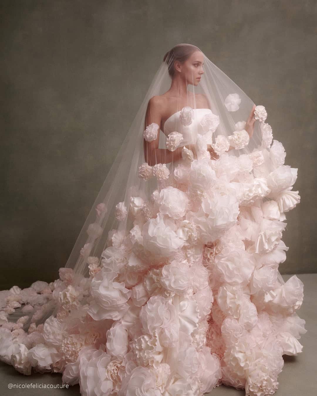 White Wedding Dresses Floral