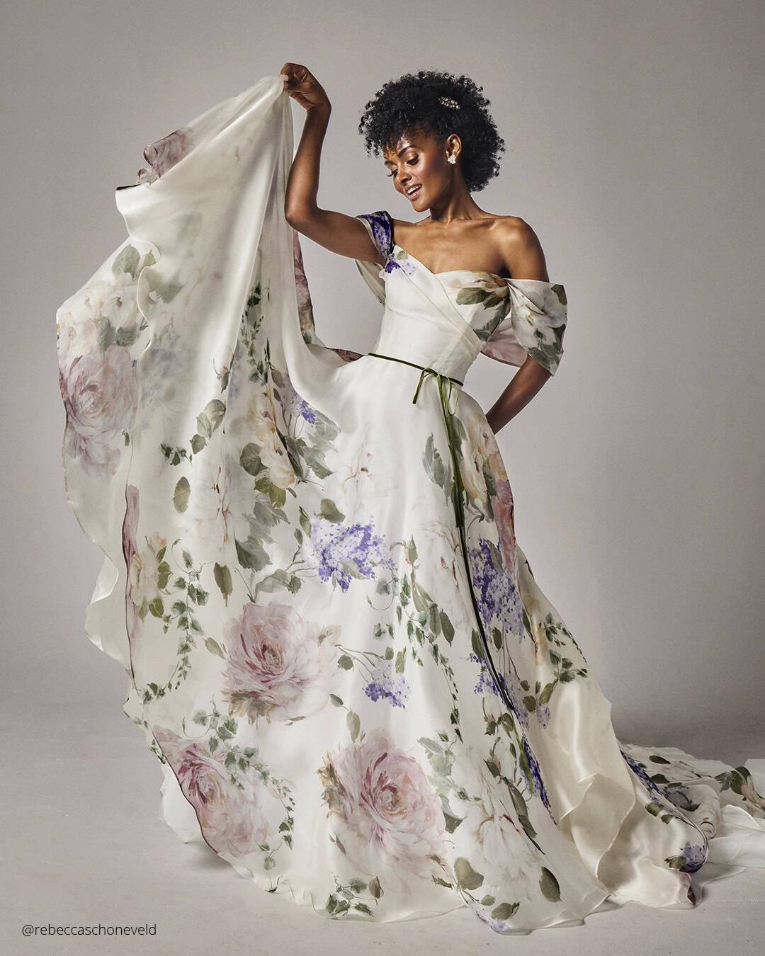Watercolor Wedding Floral Dresses