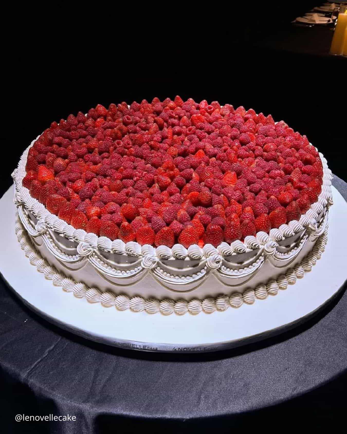 2 Tier Summer Wedding Cake