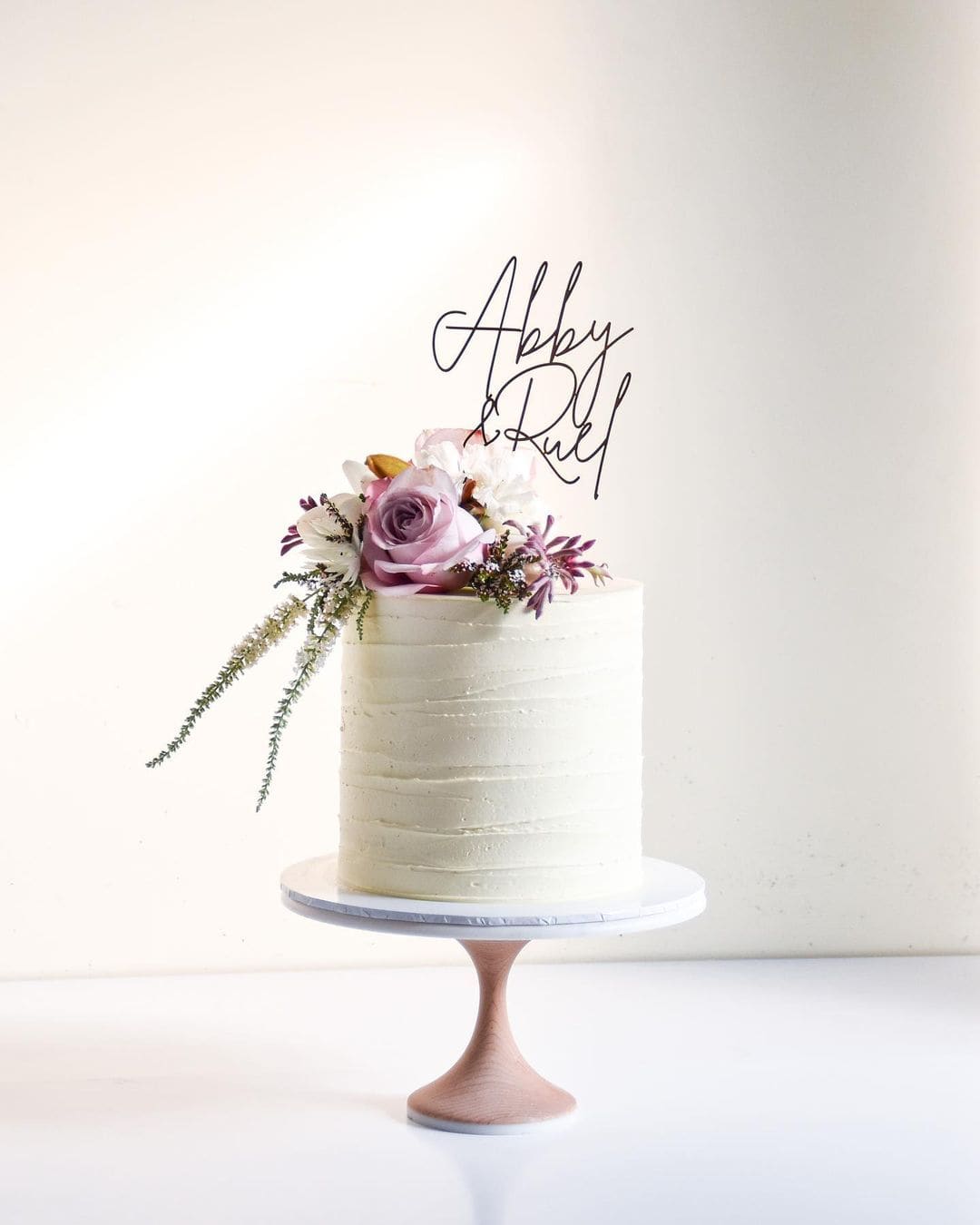2 Tier Summer Wedding Cake