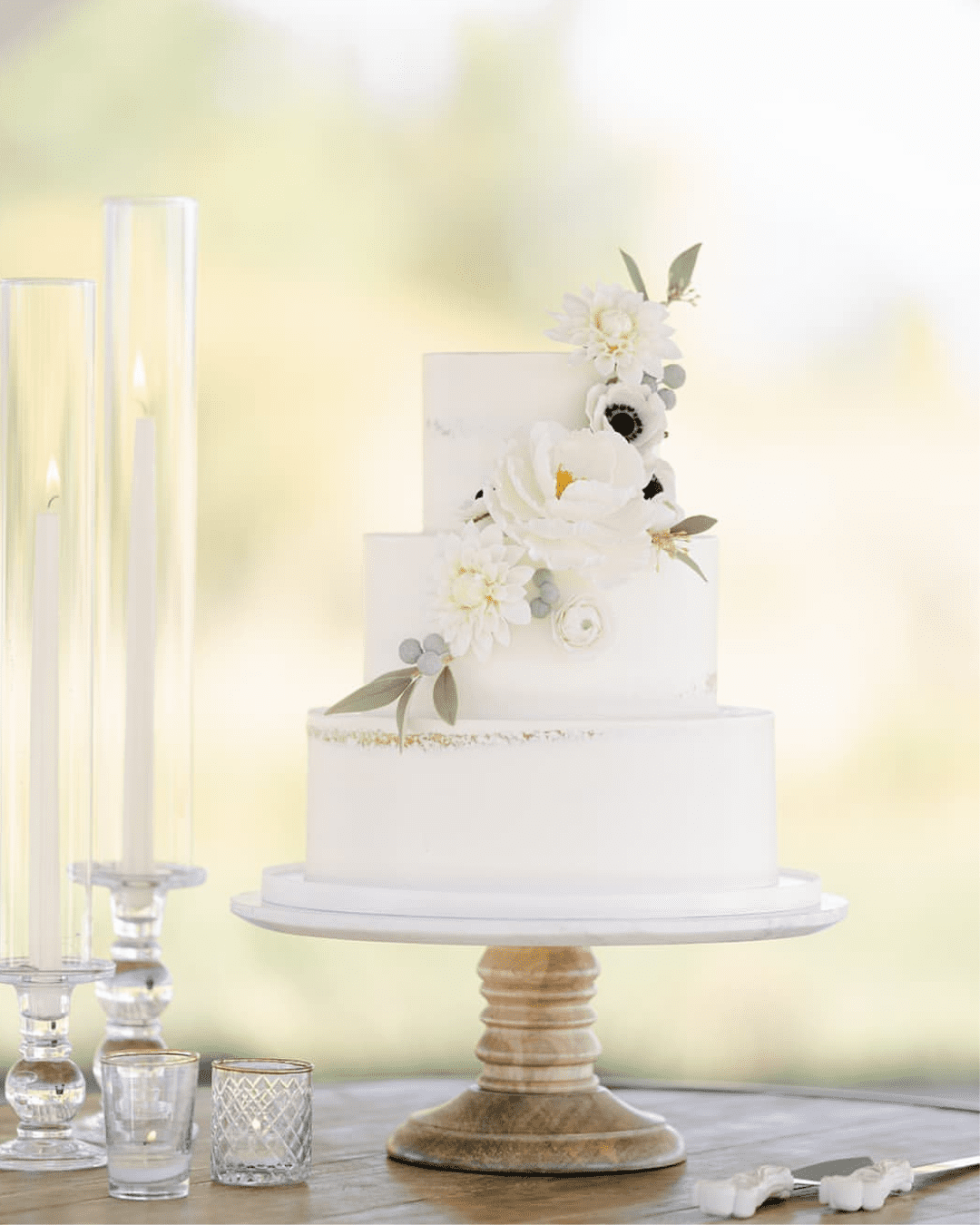 Watercolor Wedding Cakes