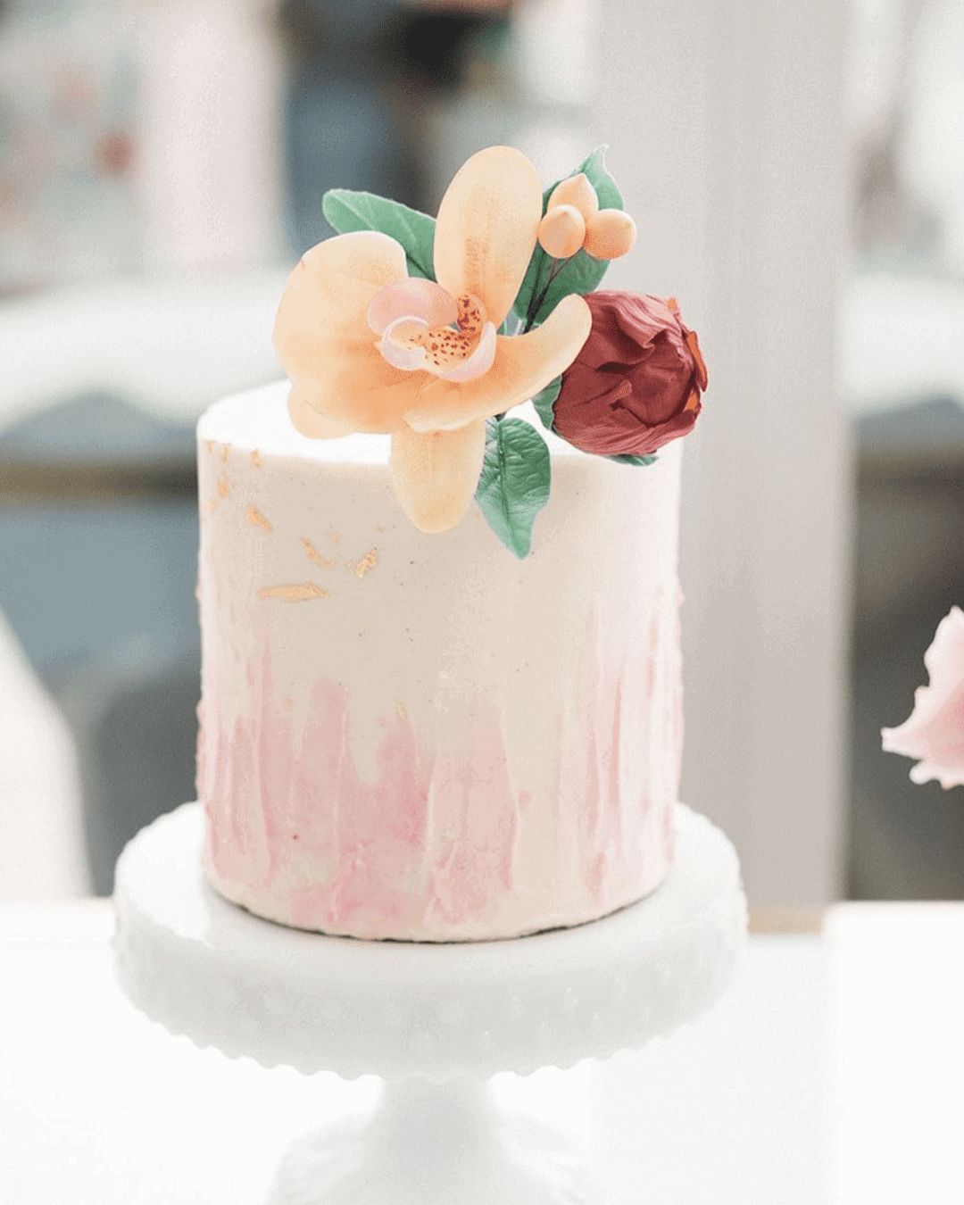 Watercolor Wedding Cakes