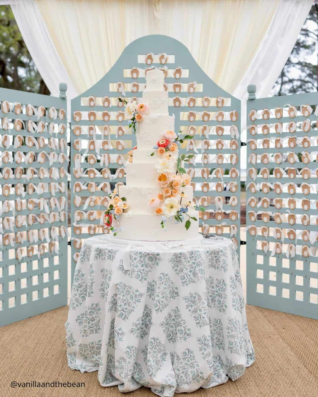 Simple Summer Wedding Cake