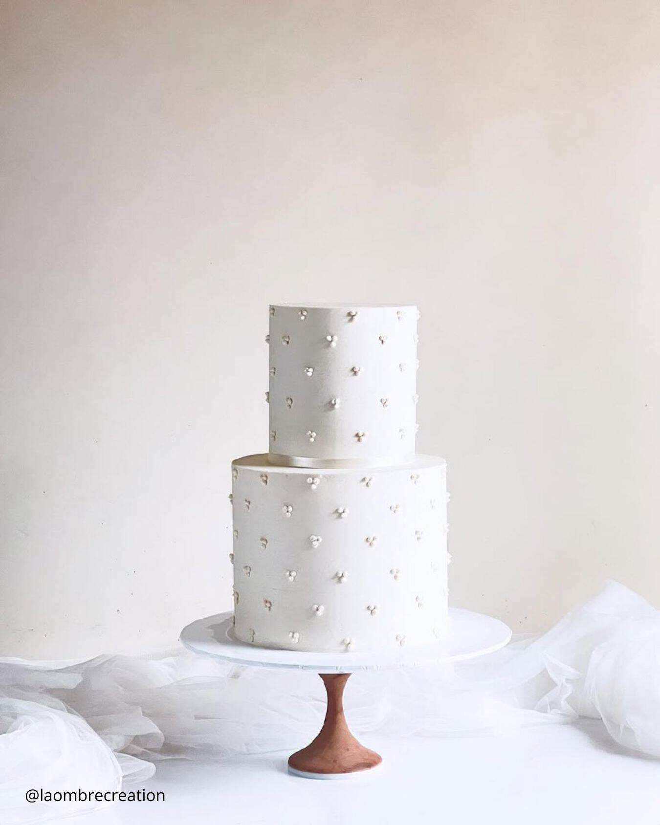 Simple Summer Wedding Cake