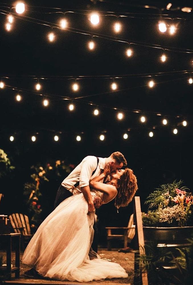 Backyard Wedding Lighting Ideas