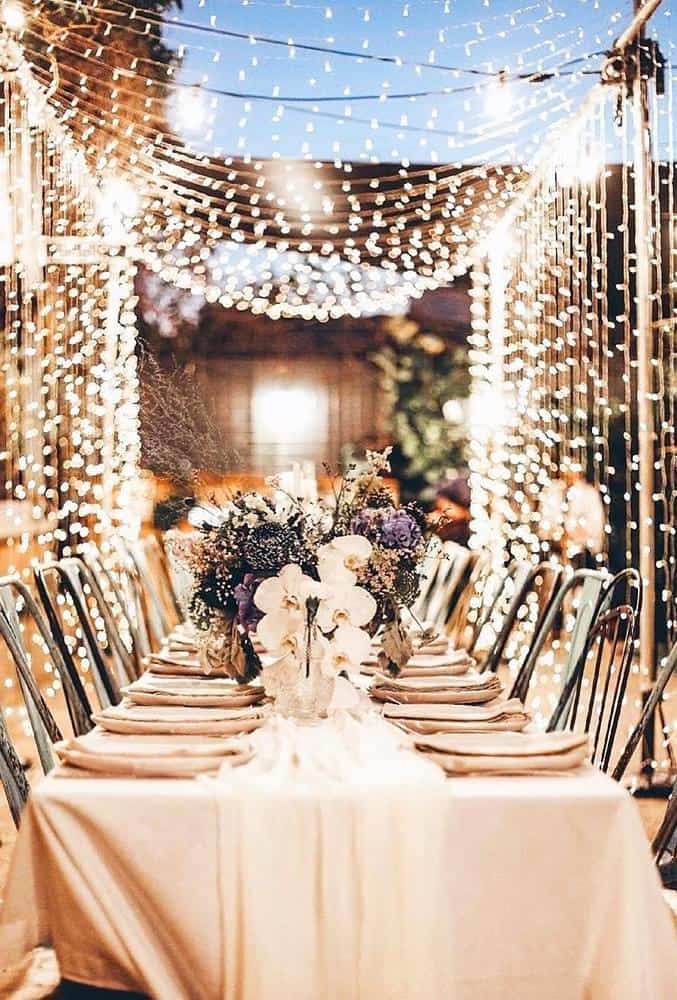 String Light Wedding Ideas