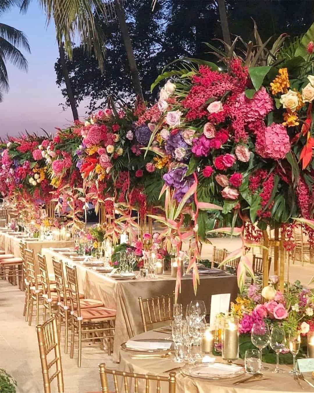 whimsical wedding reception