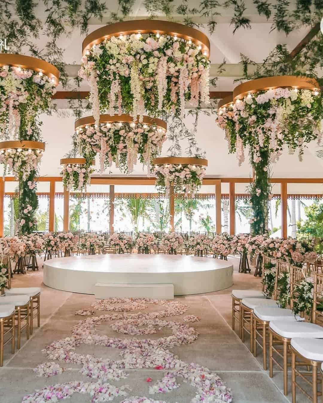 whimsical wedding wedding aisle