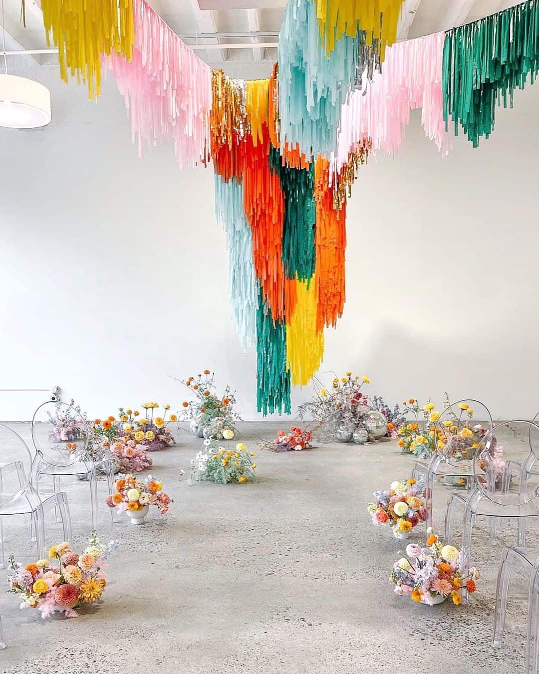 whimsical wedding wedding aisle