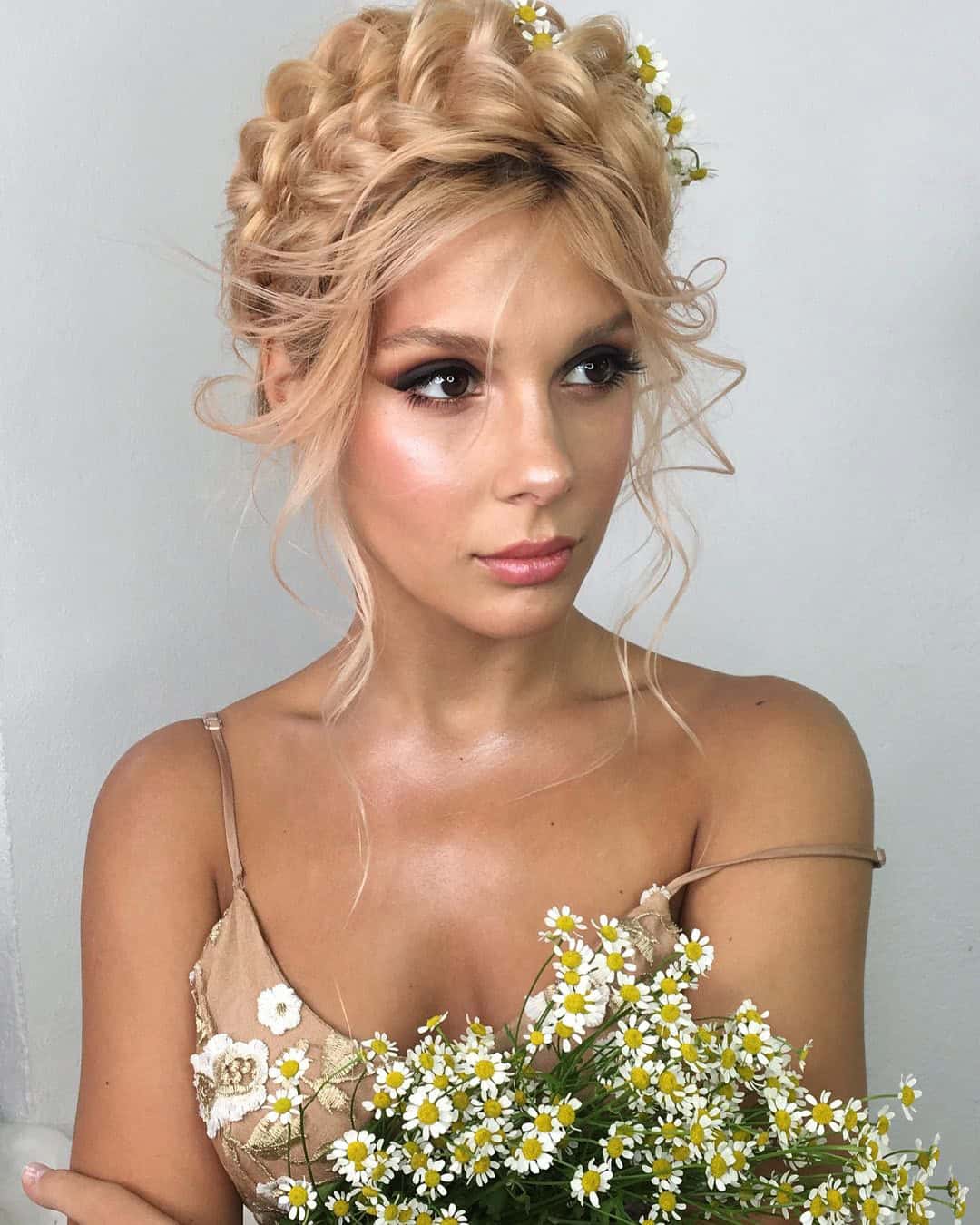 Half Up Half Down Hairstyles With Bangs
