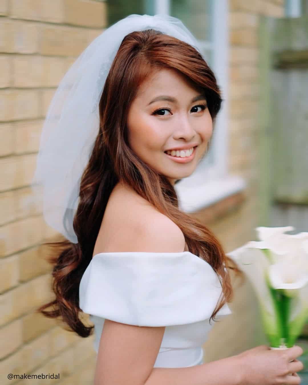 Simple Wedding Hairstyles With Bangs