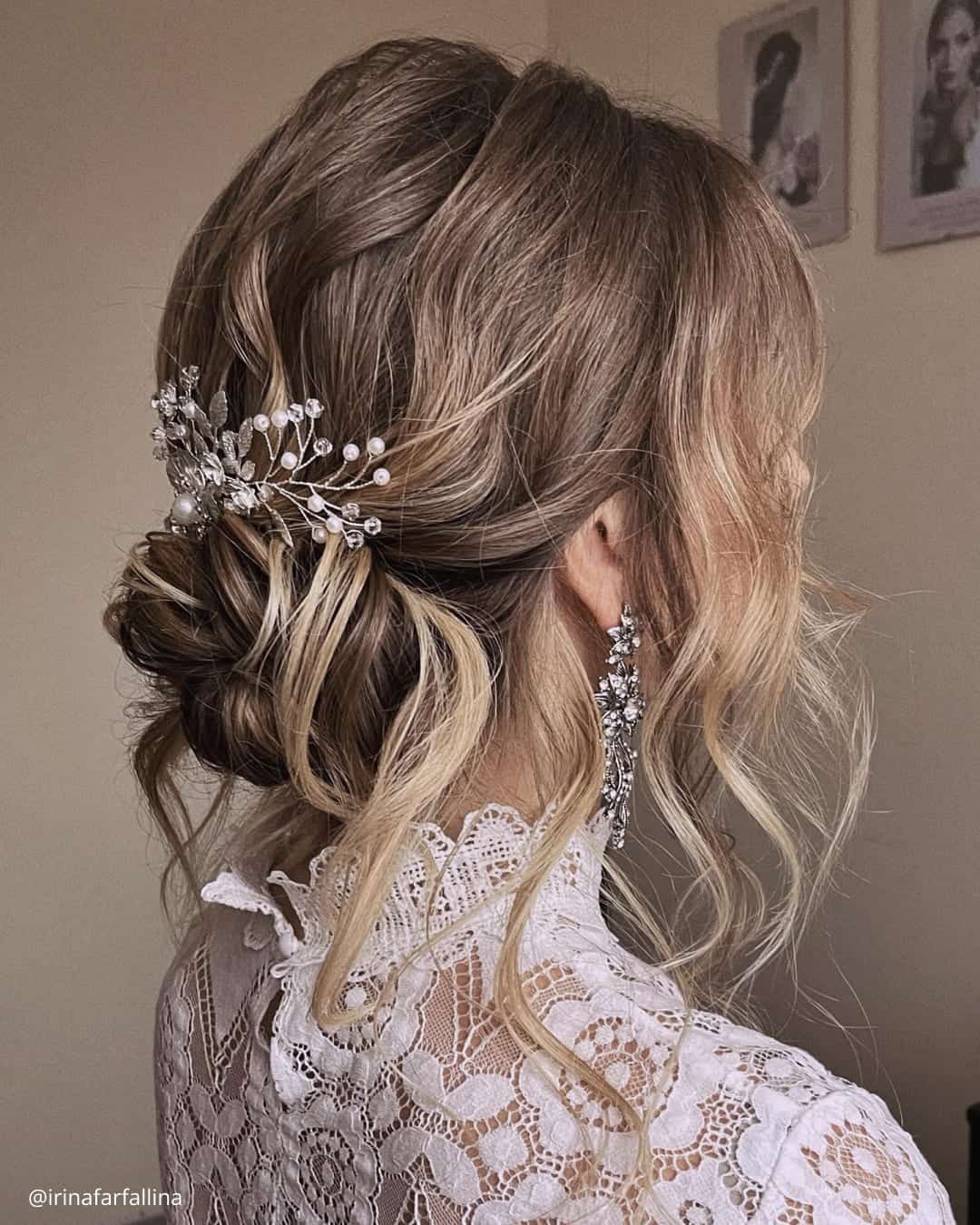 Classic Bun Wedding Hair Updo