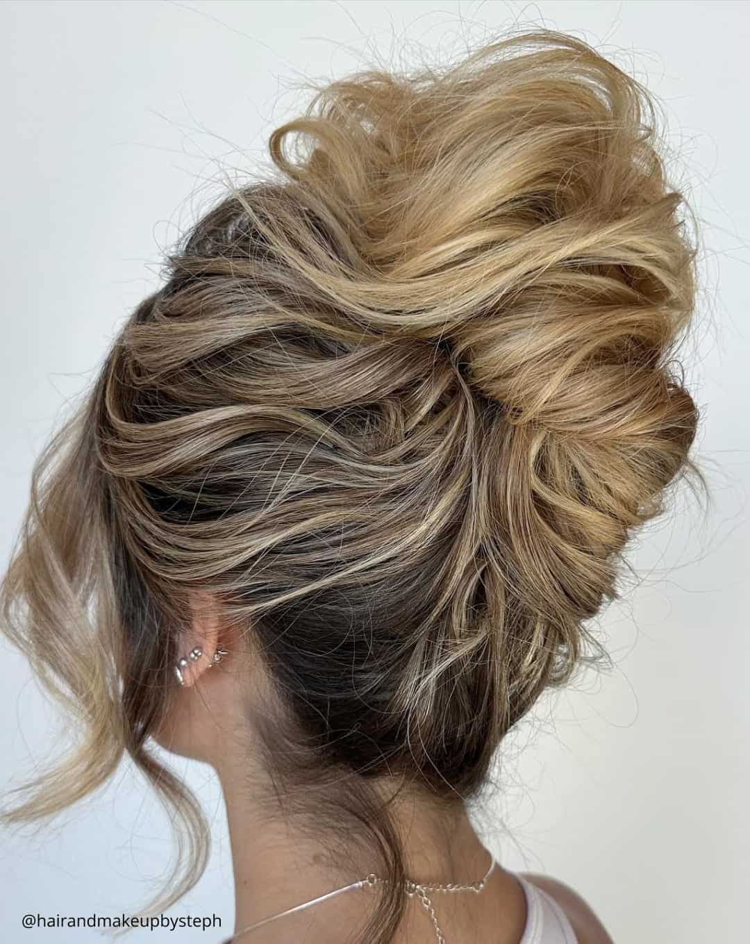 Elegant Updos For Long Hair Wedding