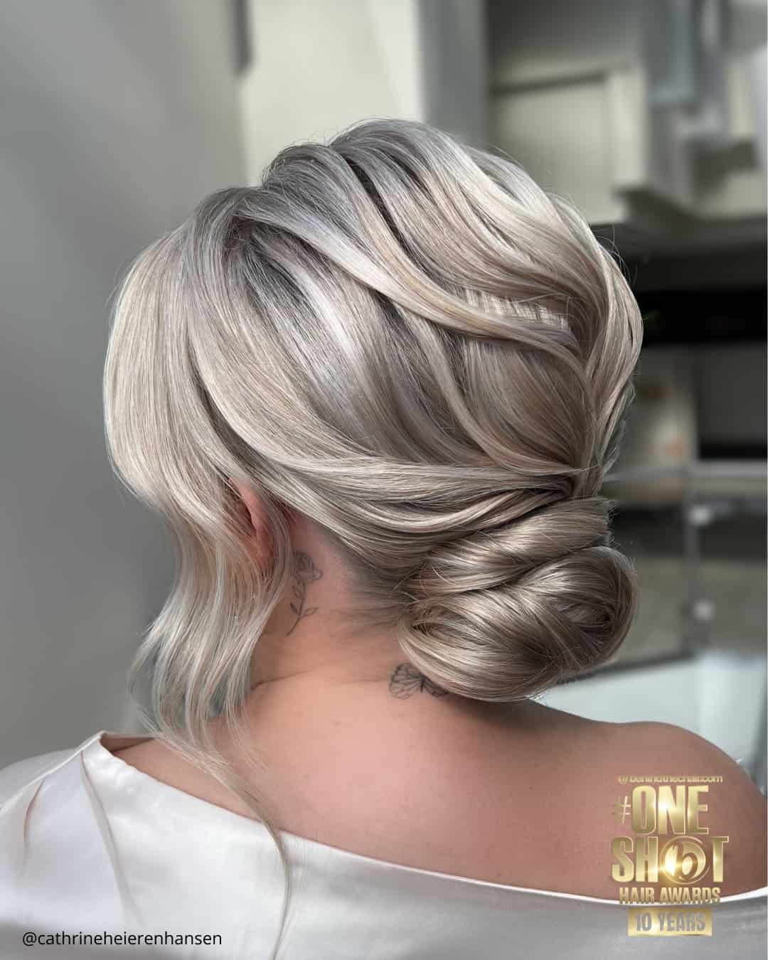 Textured Long Hair Wedding Updos