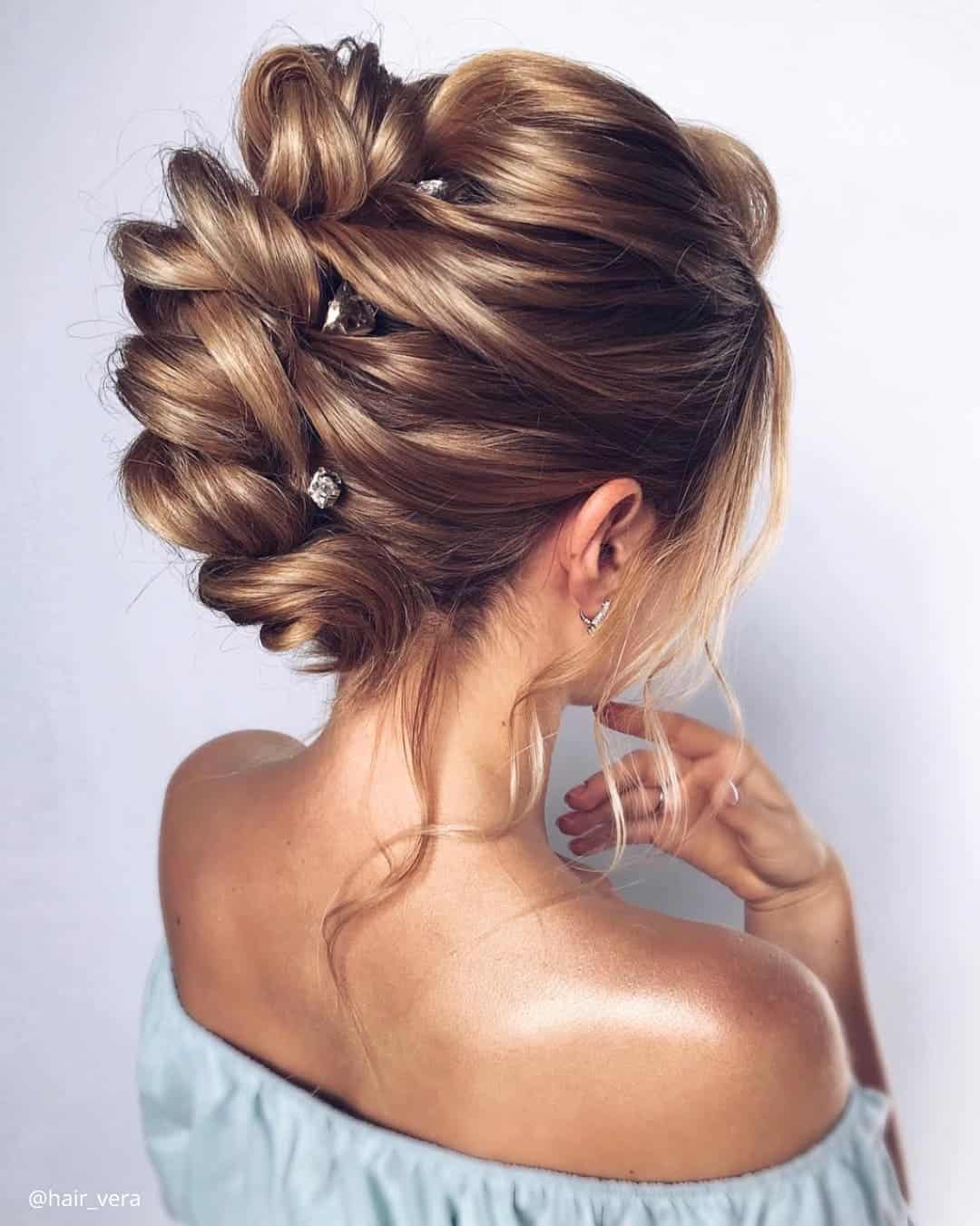 Sleek & Smooth Wedding Hair Updo