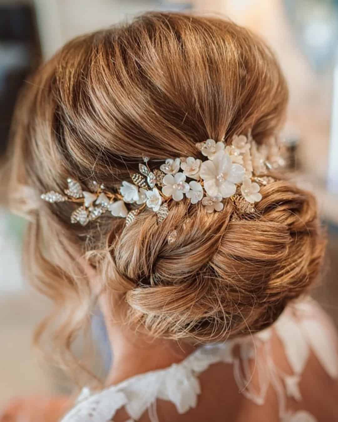Curly Updo Wedding
