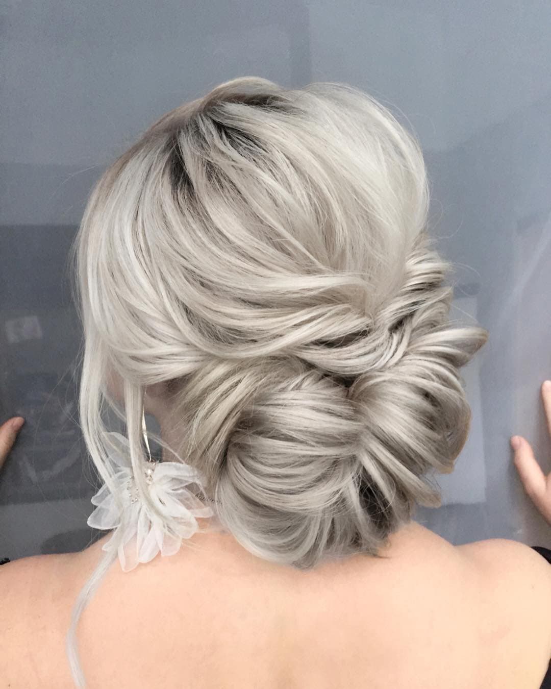 Low Bun Wedding Hair Updo