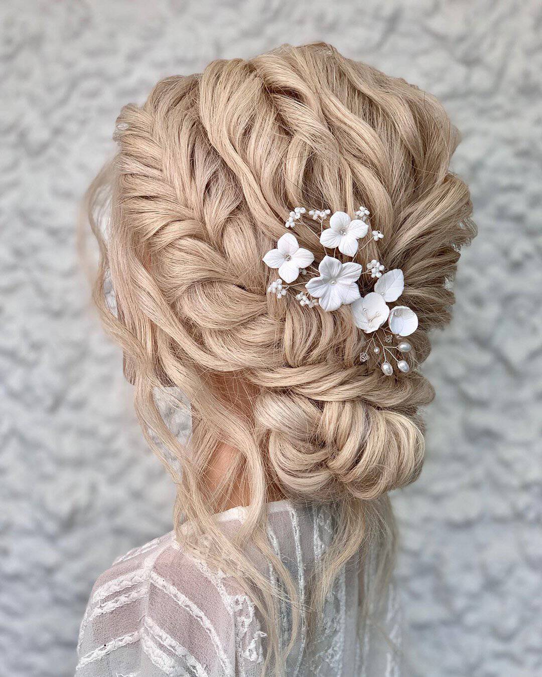 Romantic And Textured Braided Updos