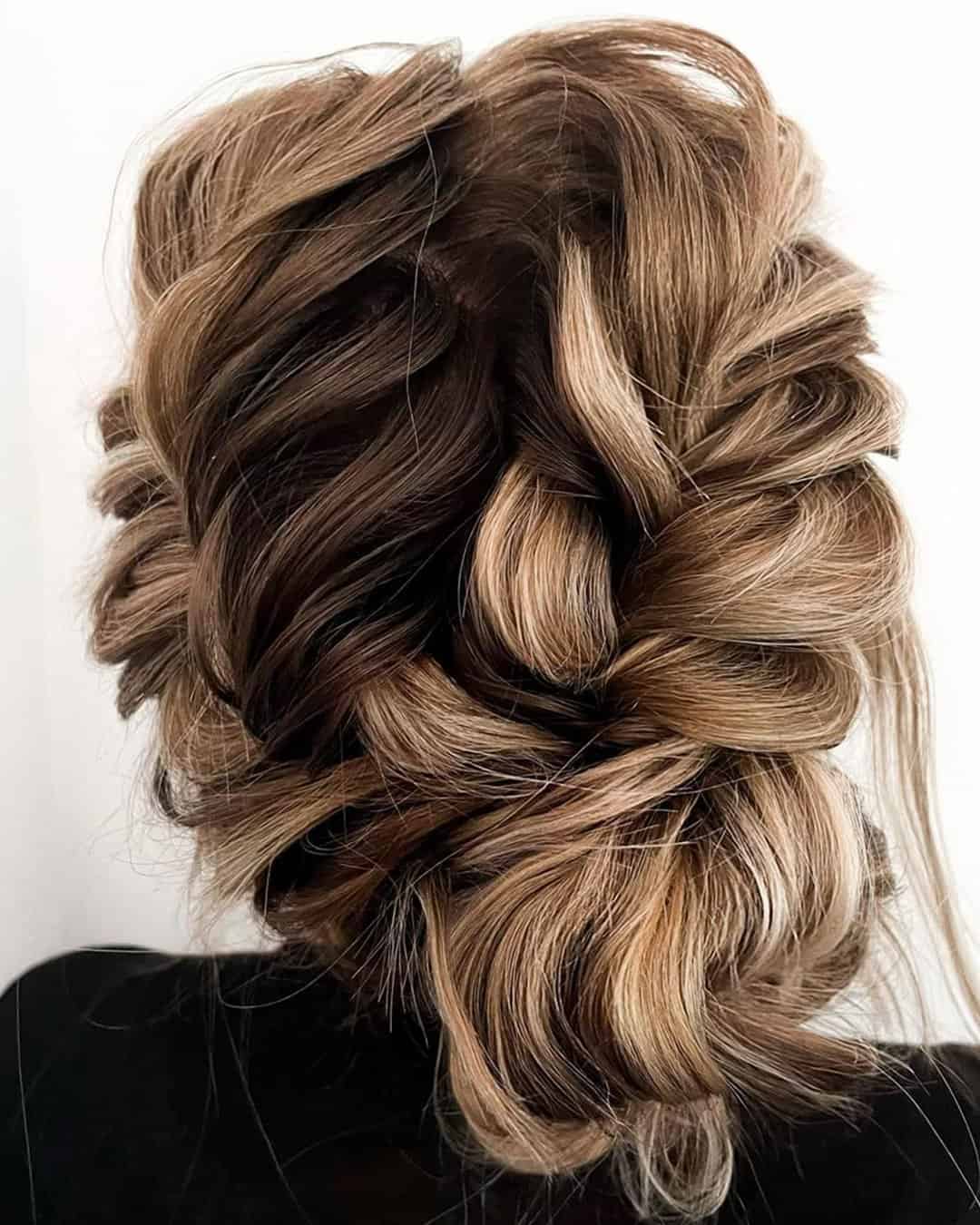 Side Braided Wedding Updos
