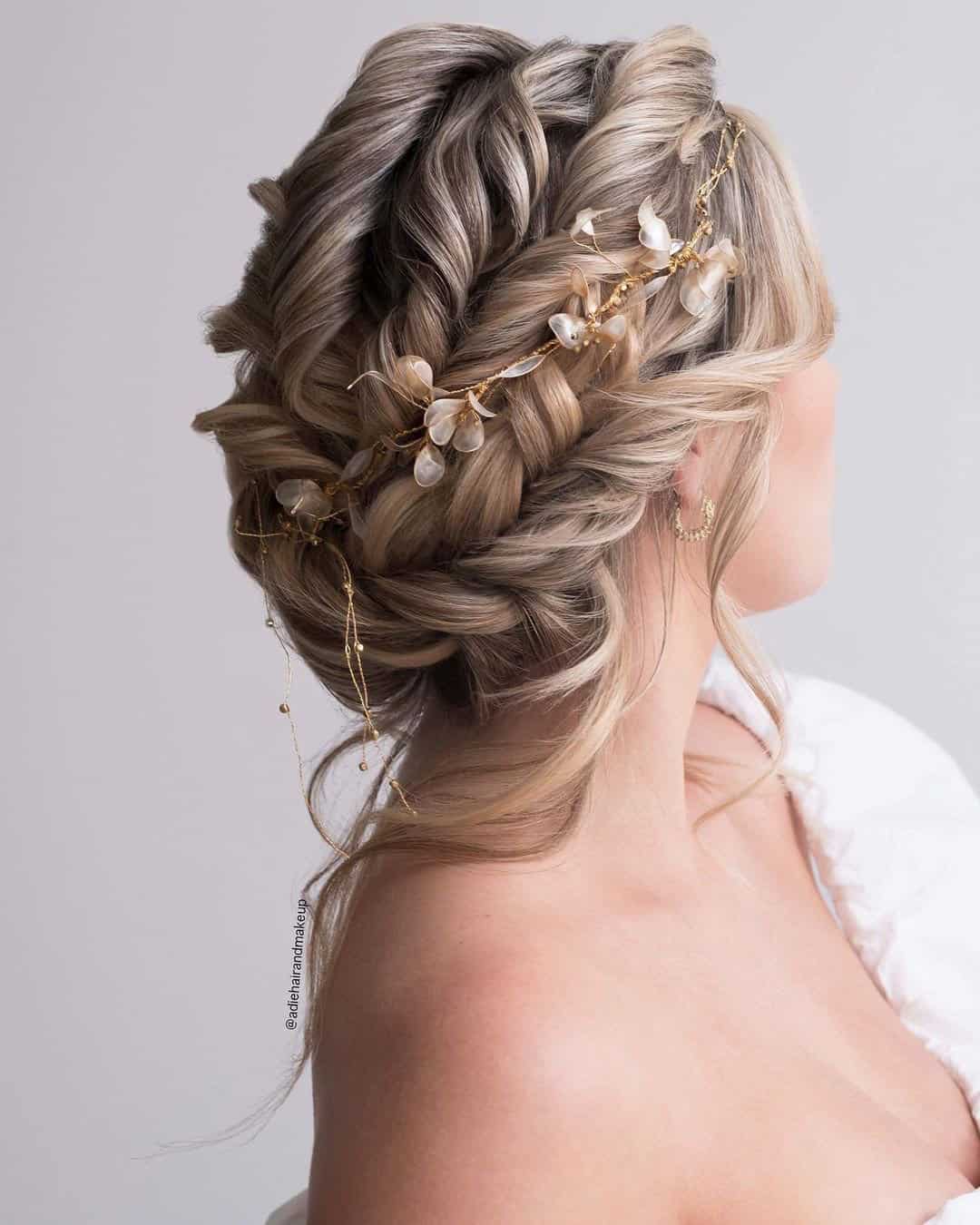 Romantic And Textured Braided Updos