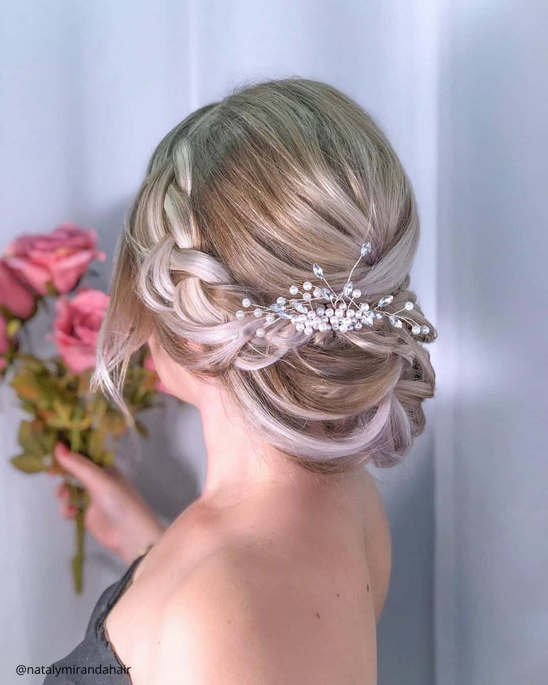 Elegant Braided Updos For Wedding