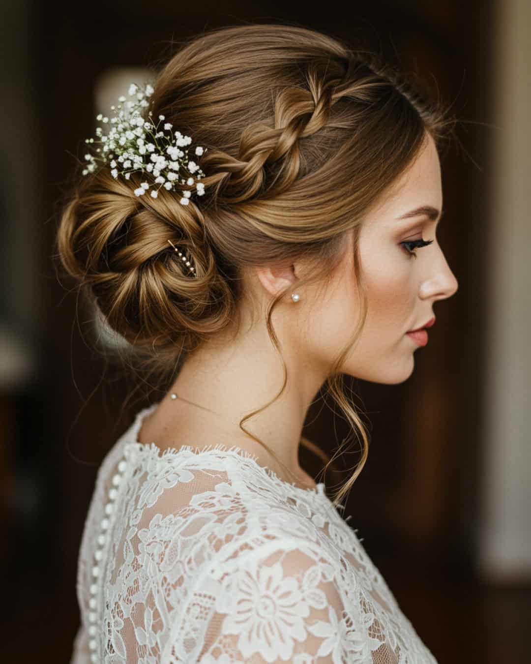 Tender Princess-Style Bridal Braids