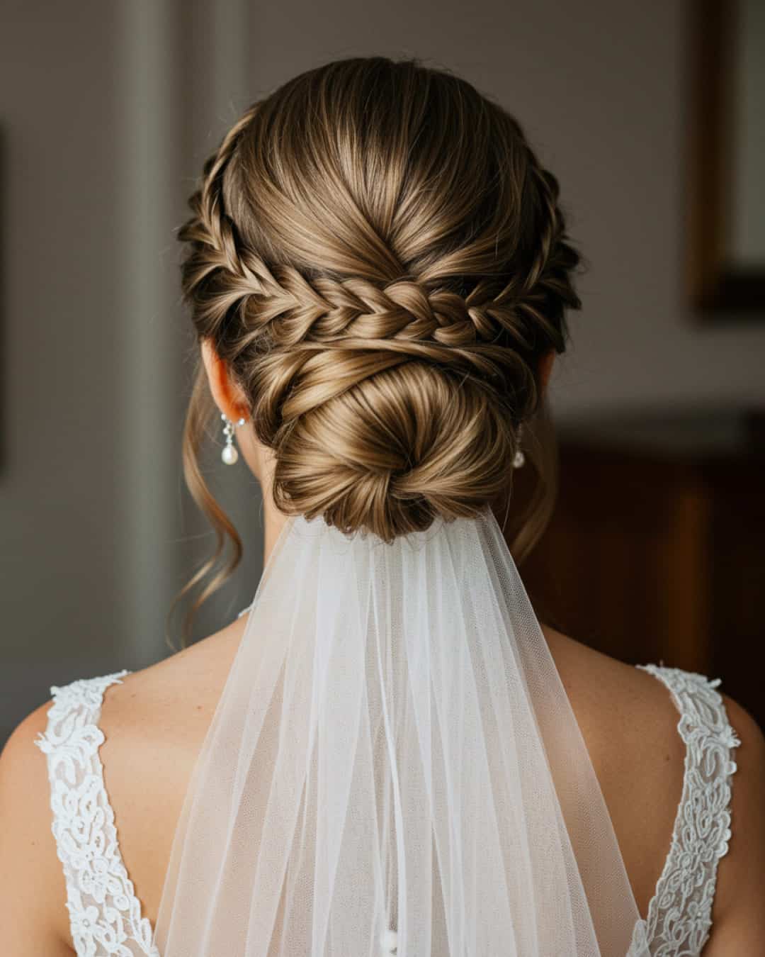 Half Wedding Updos With Braids