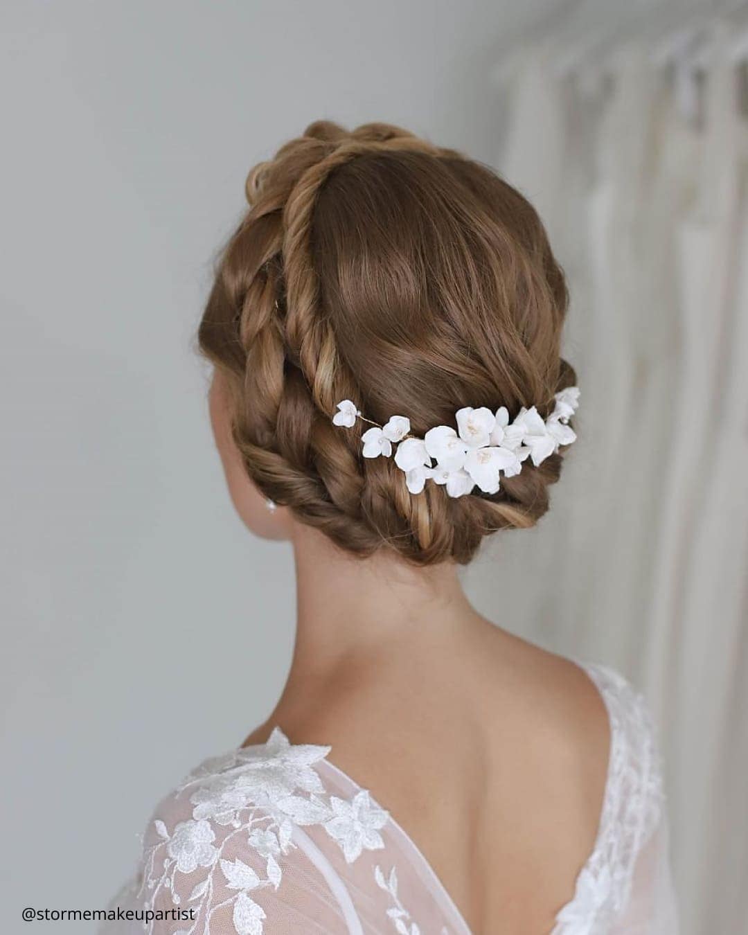 Boho Romance: Loose Side Braid With Wildflowers