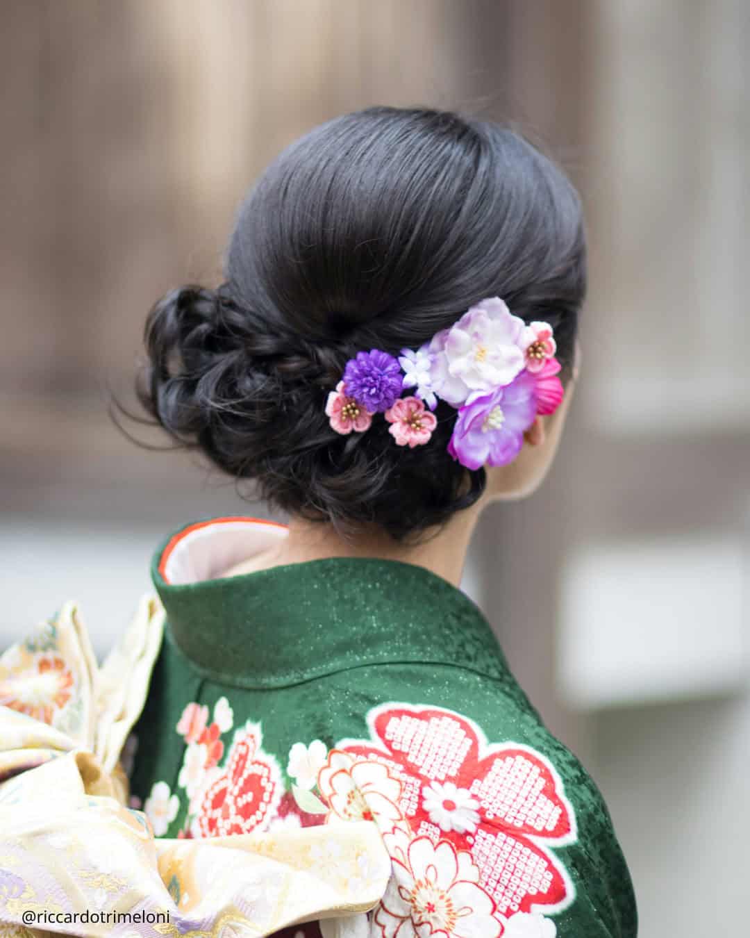 Textured Goddess: Braided High Bun on Natural Hair