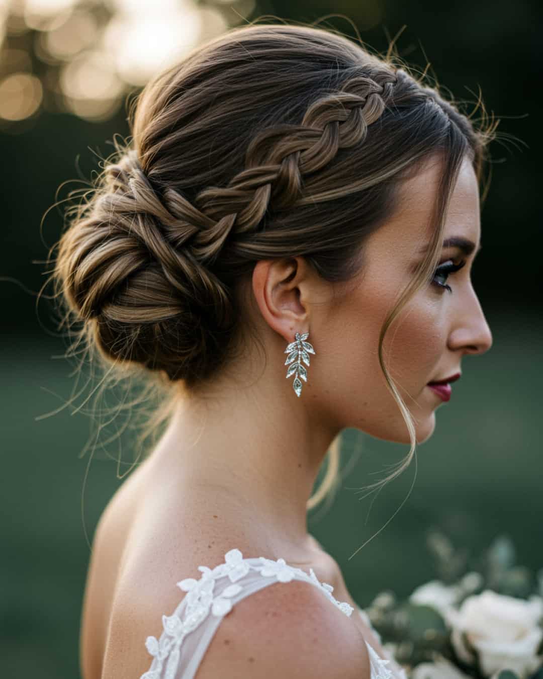 Textured Goddess: Braided High Bun on Natural Hair