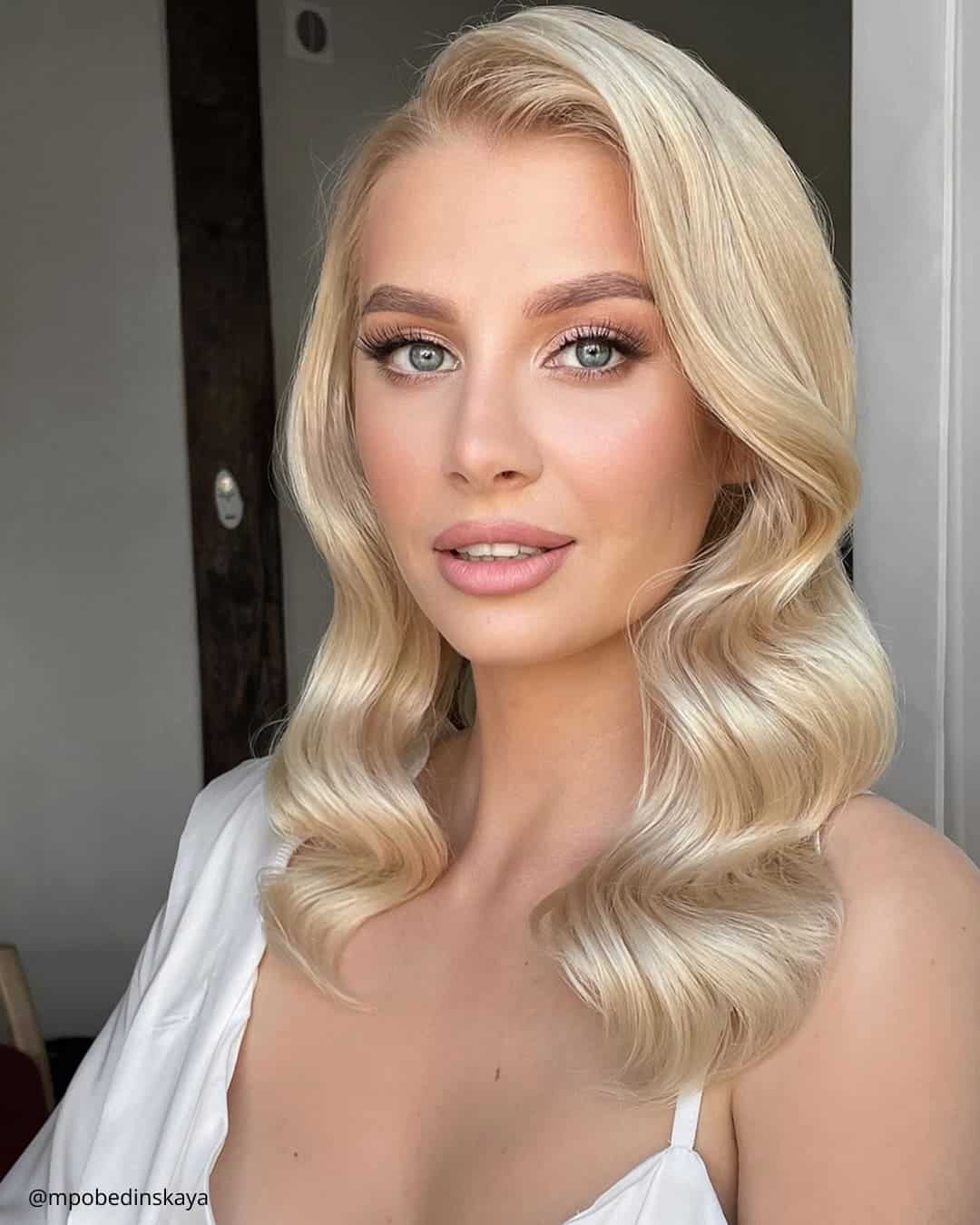 Wedding Makeup For Blue Eyes And Brown Hair