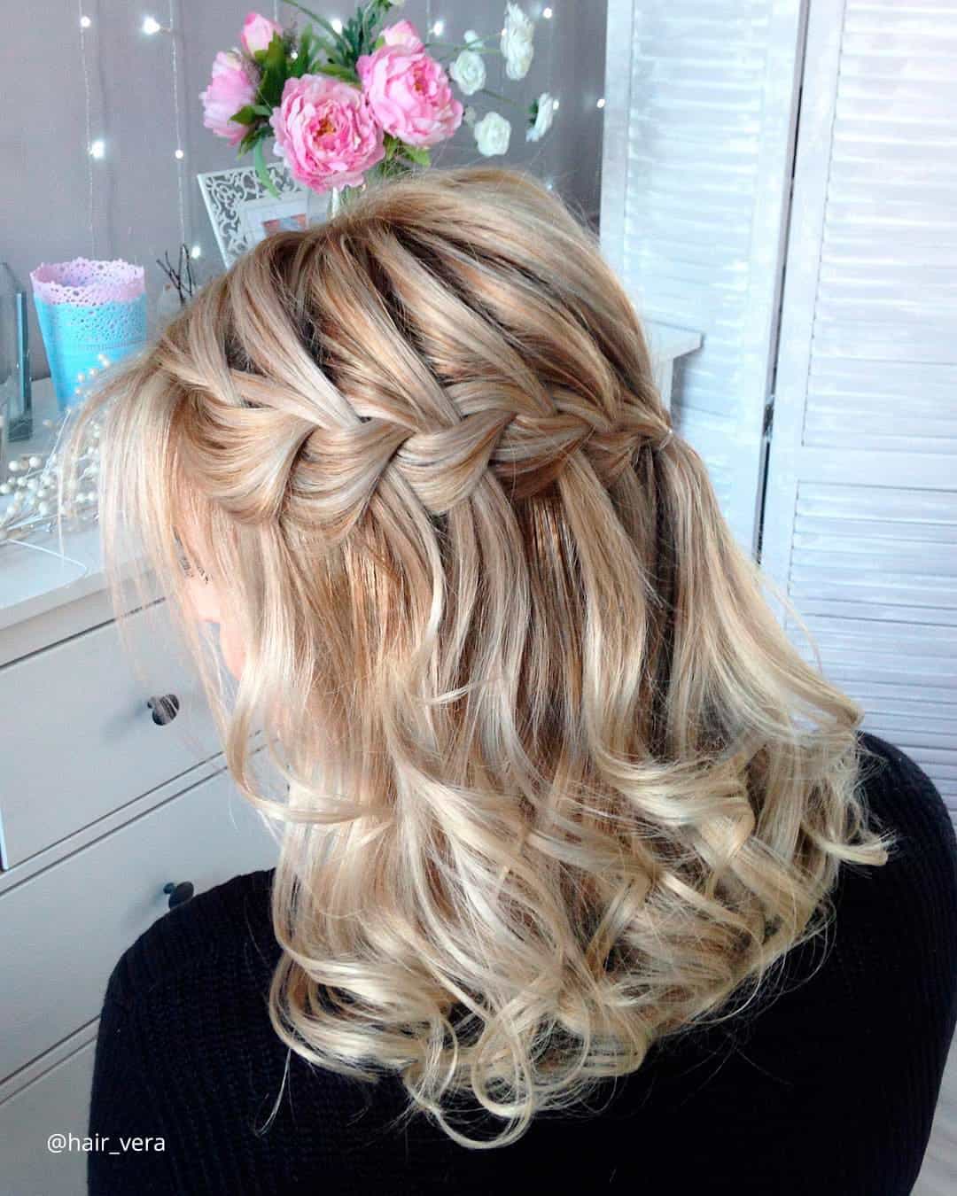 Braided Wedding Hairstyles for Medium Hair