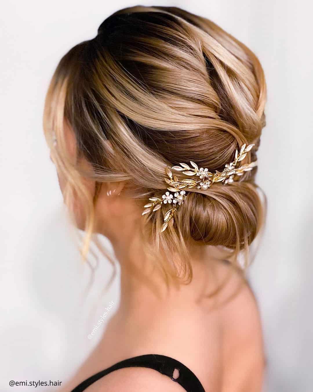 Sparkling Accessories For Wedding Hairstyle