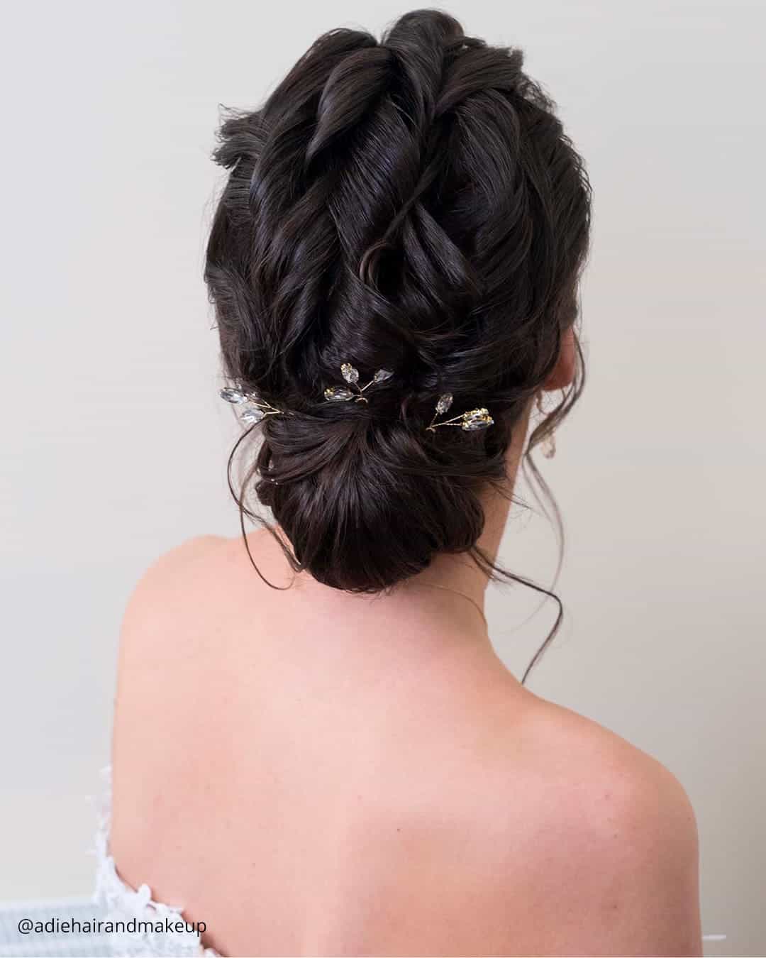 Low Updos for Wedding