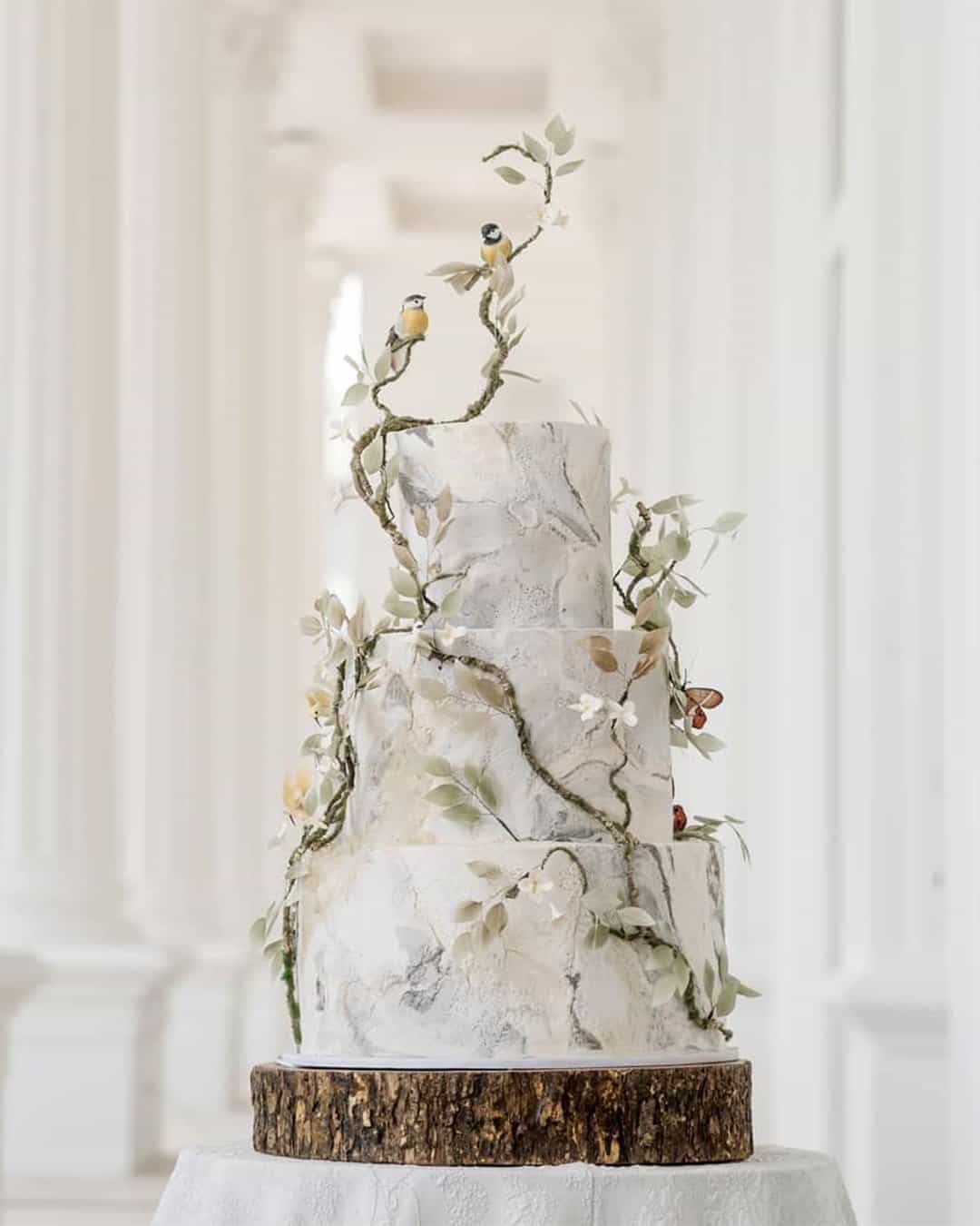 wedding cake trends unusual marble cakes