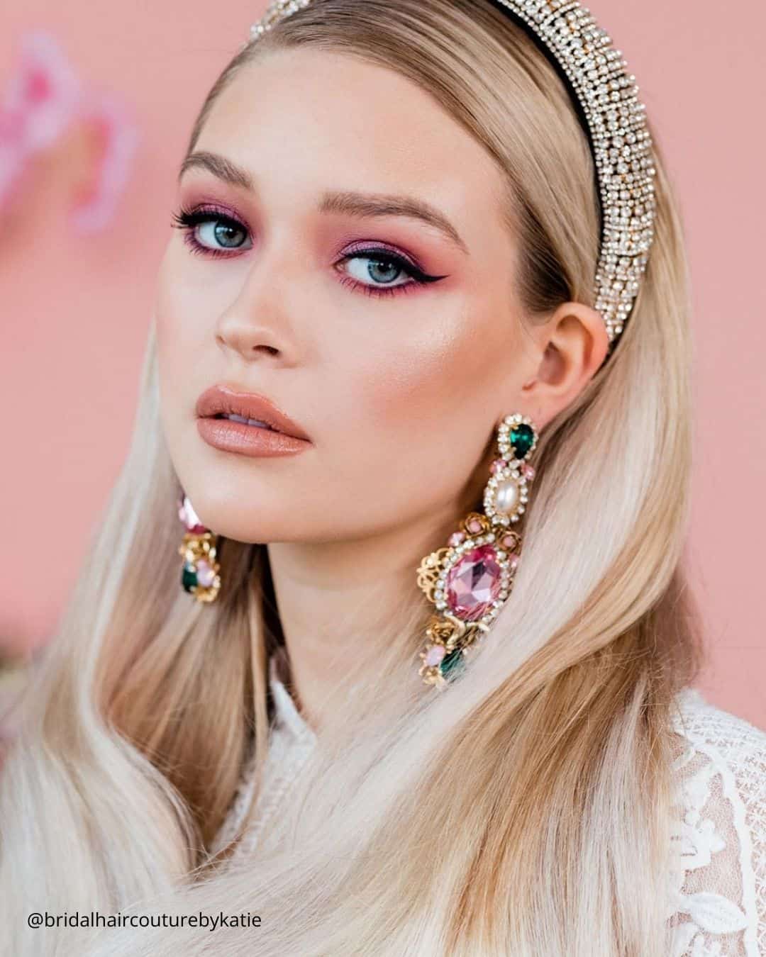 Elegant Bridal Makeup For Boho Wedding