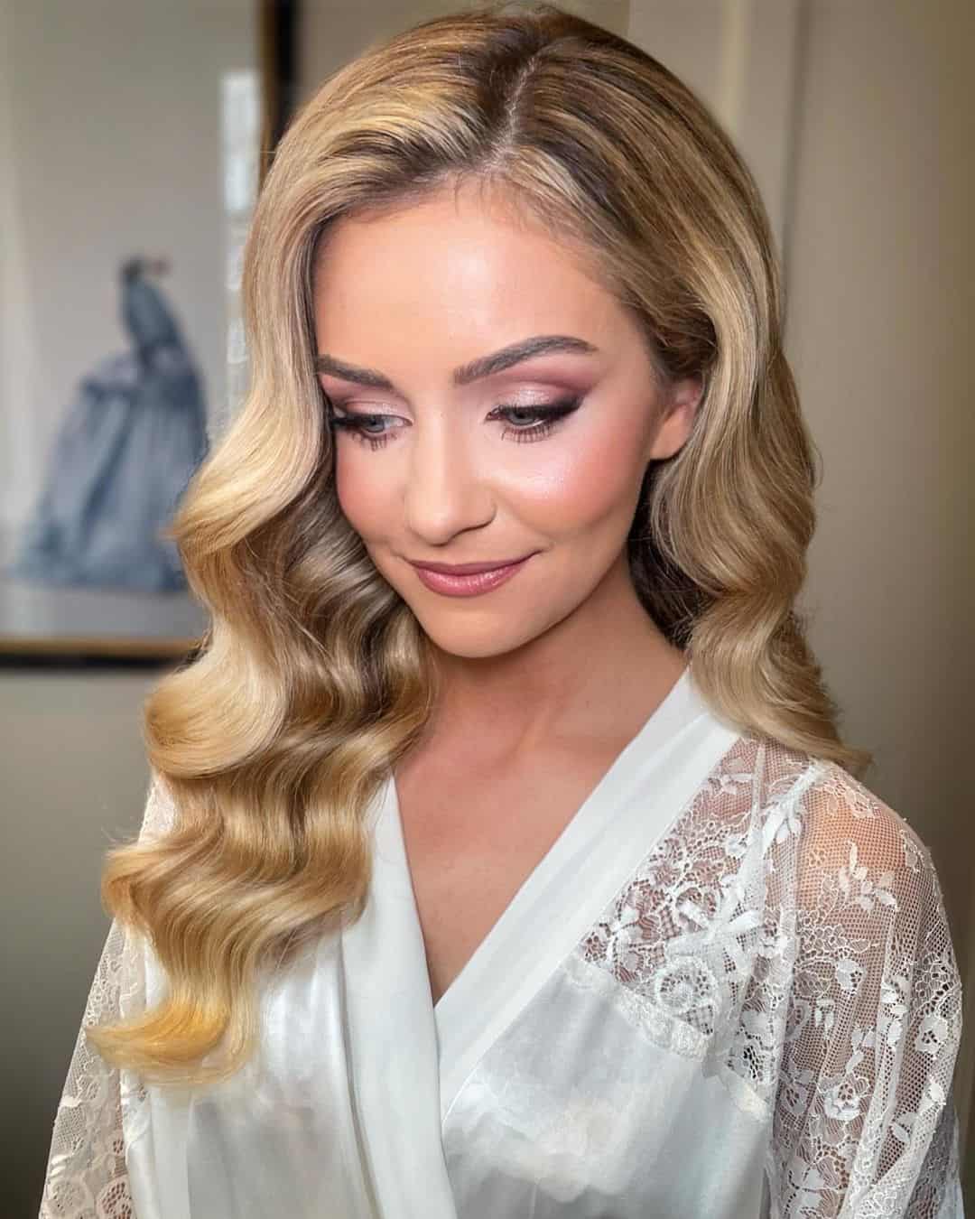 Boho Makeup With Red Lips