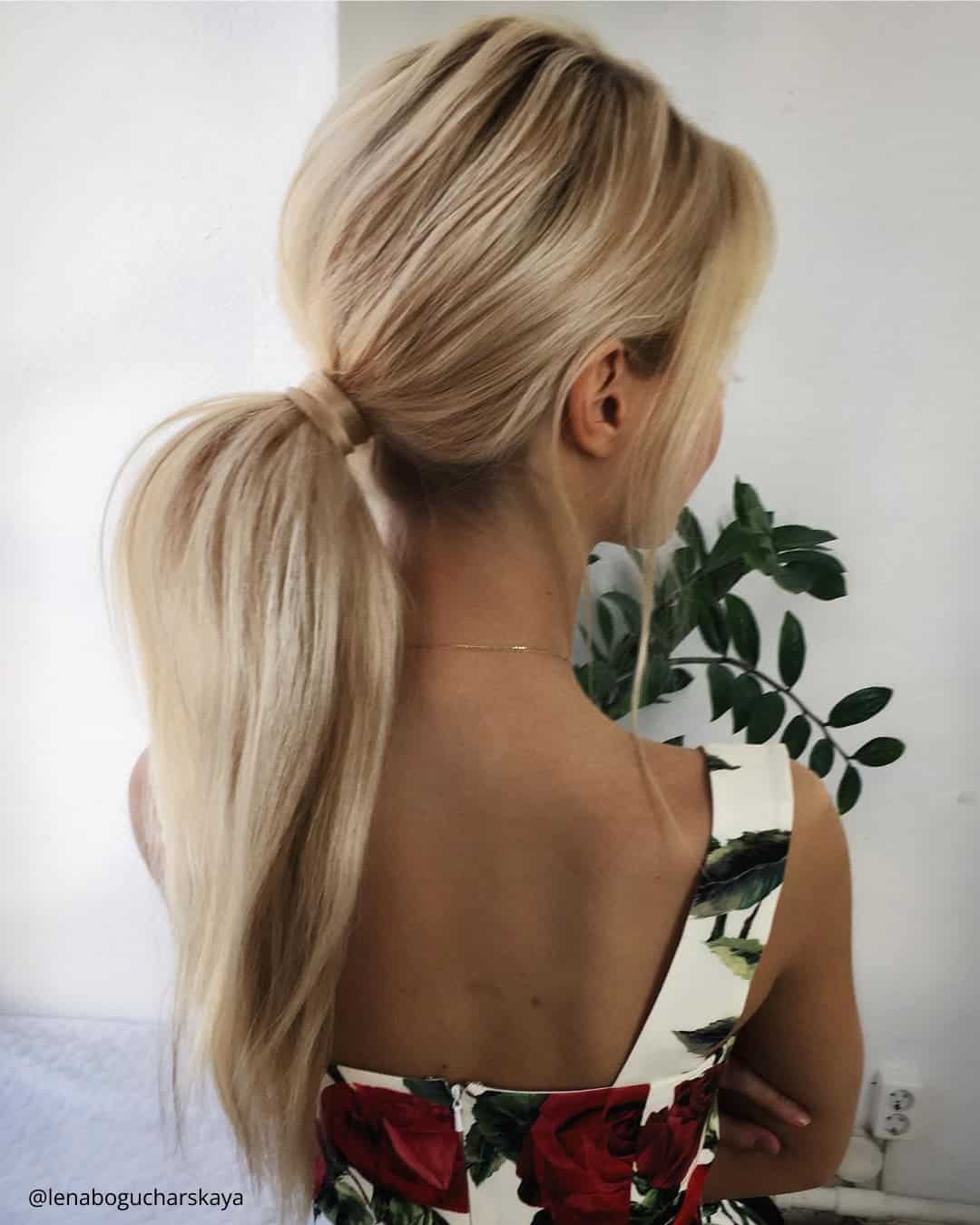 Low Ponytail Hairstyles