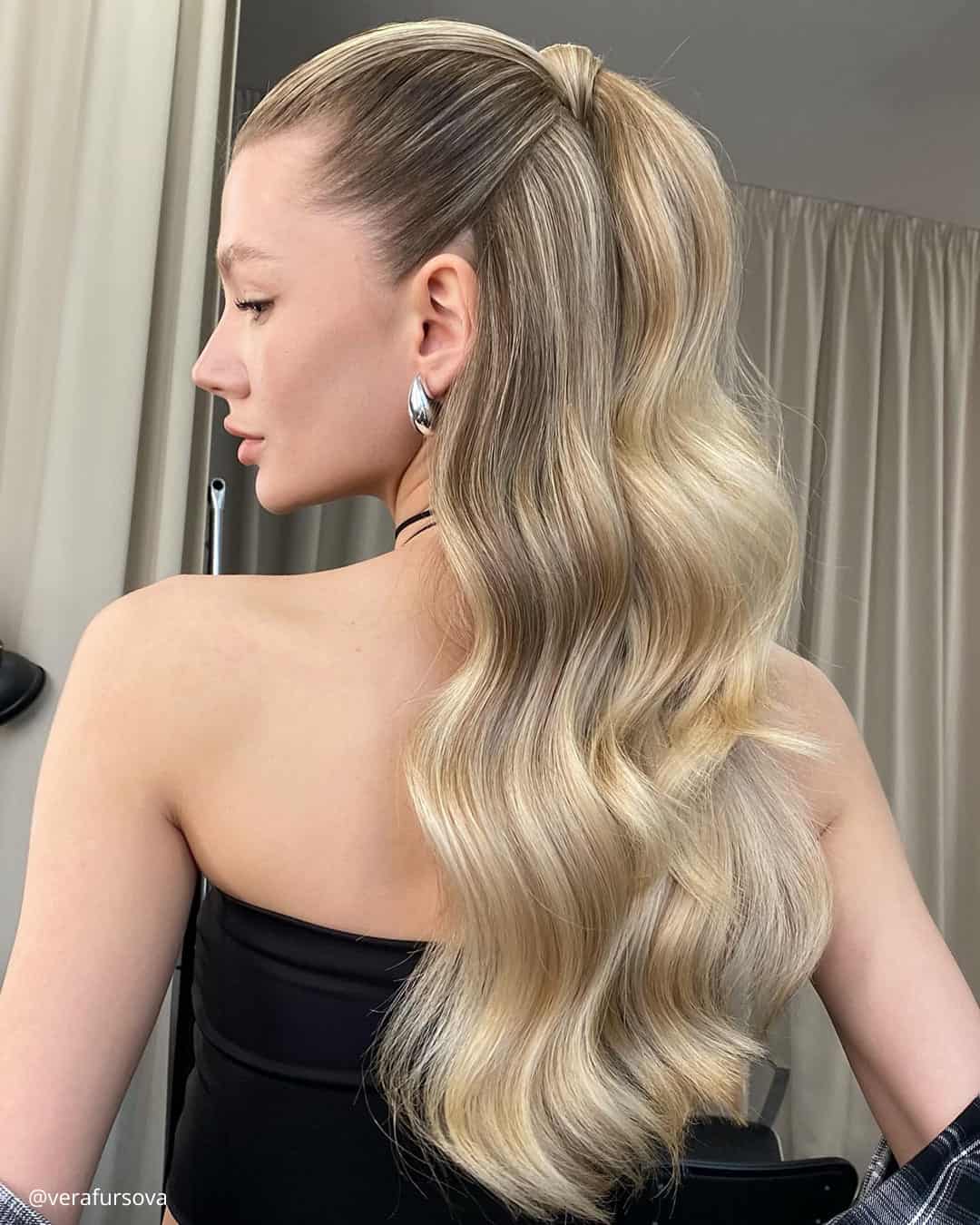 Ponytail With Hair Wrapped Around