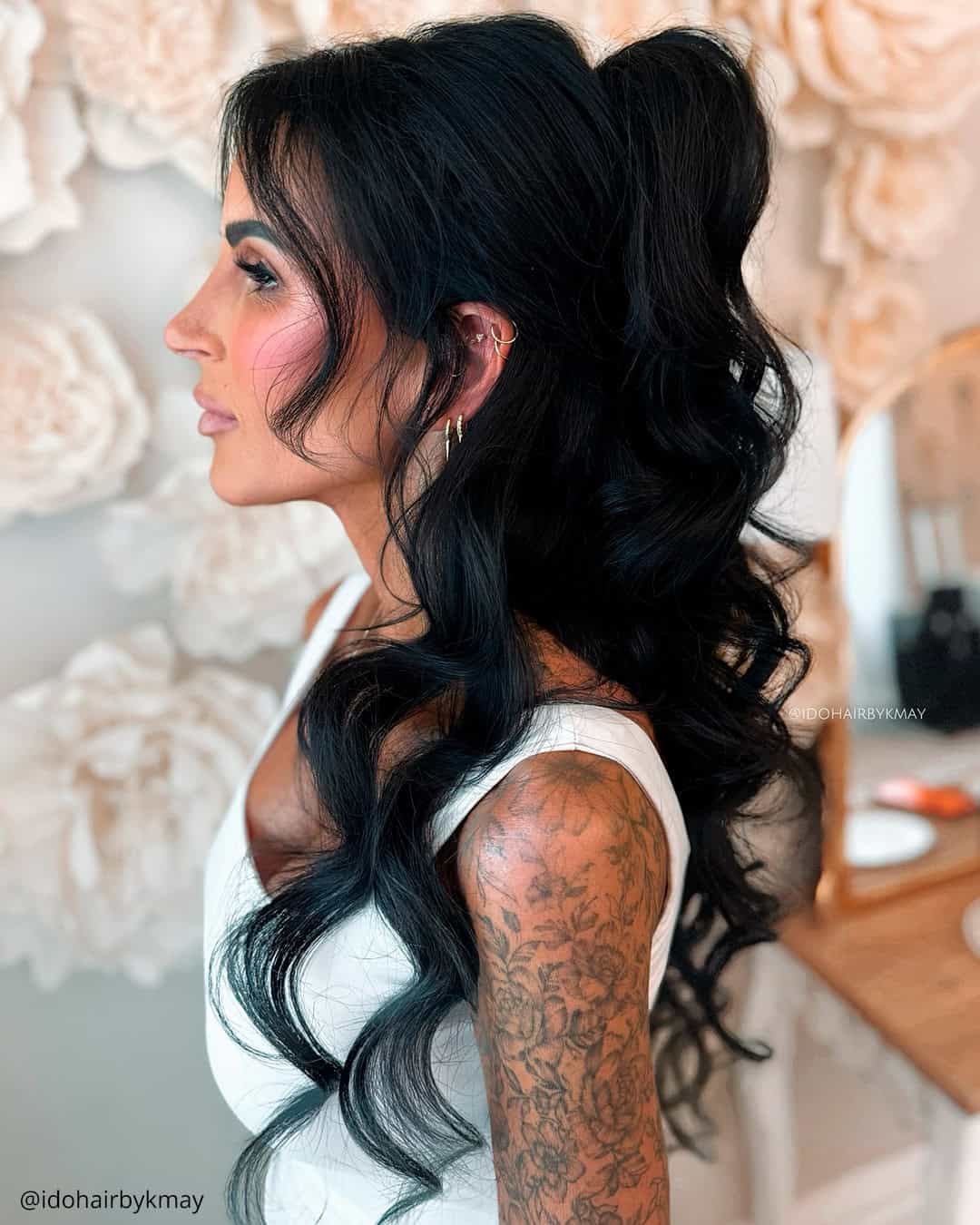 Ponytail With Hair Wrapped Around