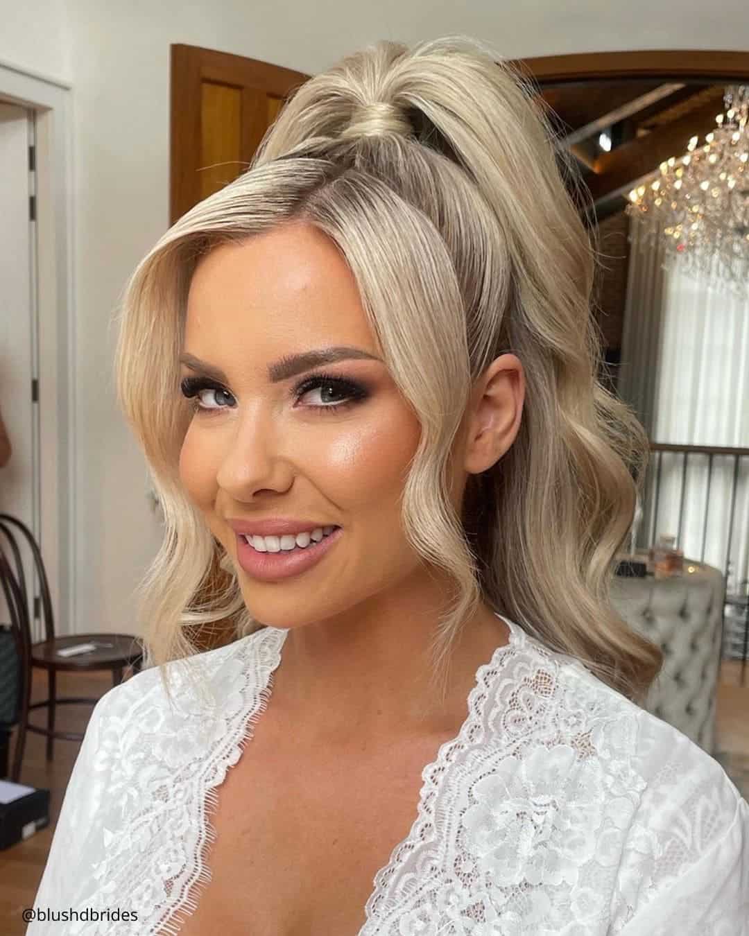 Ponytail Hairstyles For Wedding Guest