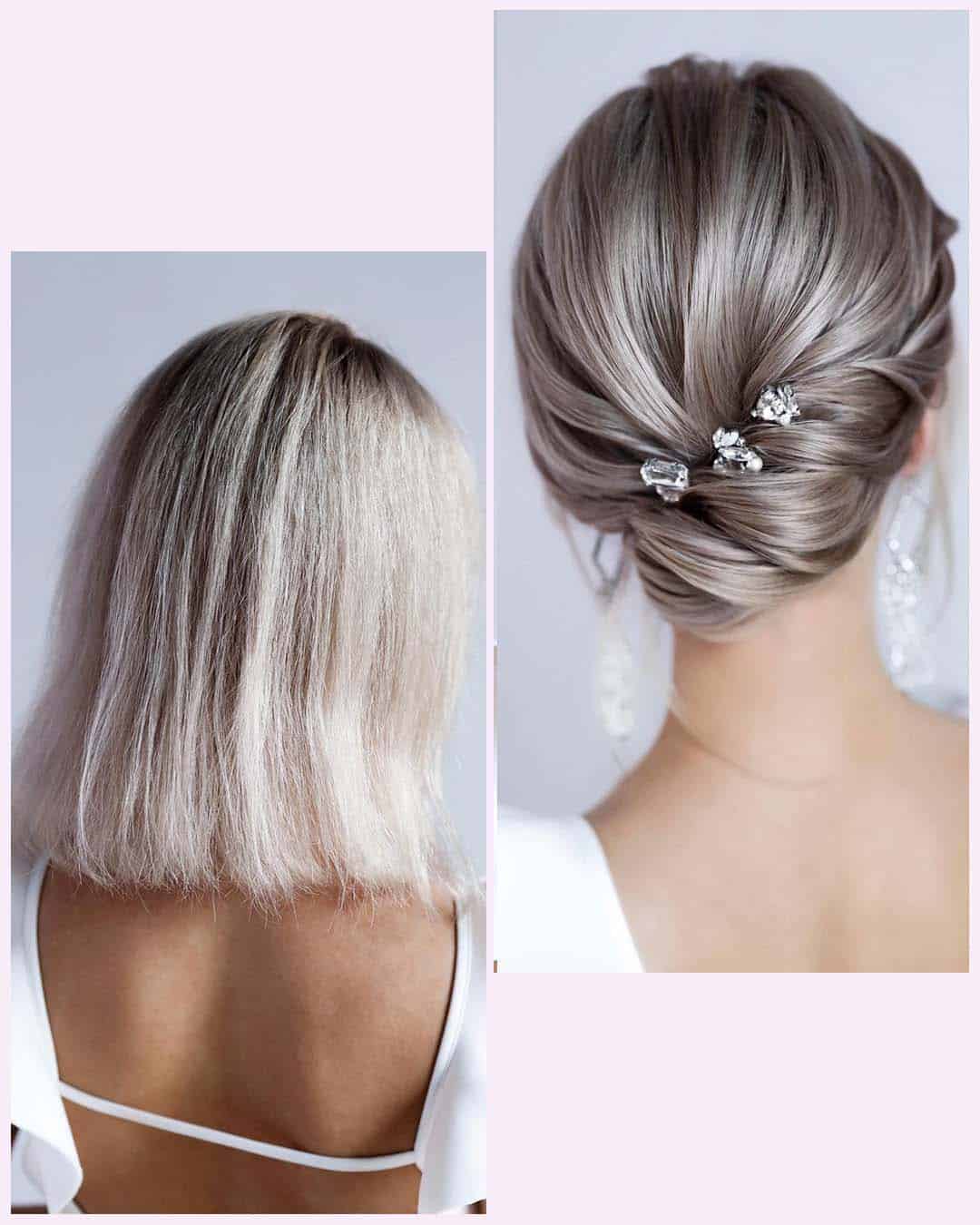 Wedding Updos For Really Short Hair