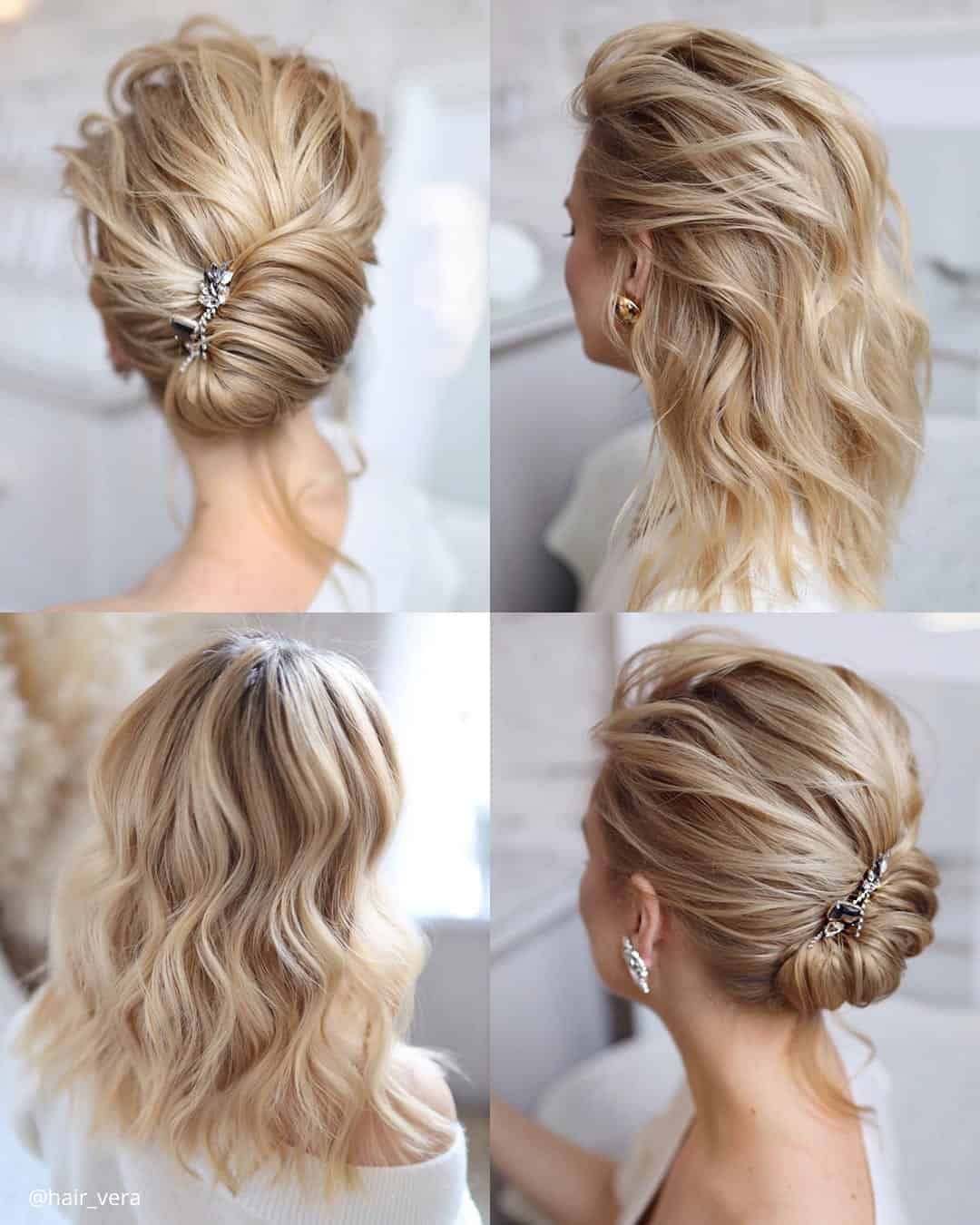 Chic Wedding Ideas for Bob Haircut