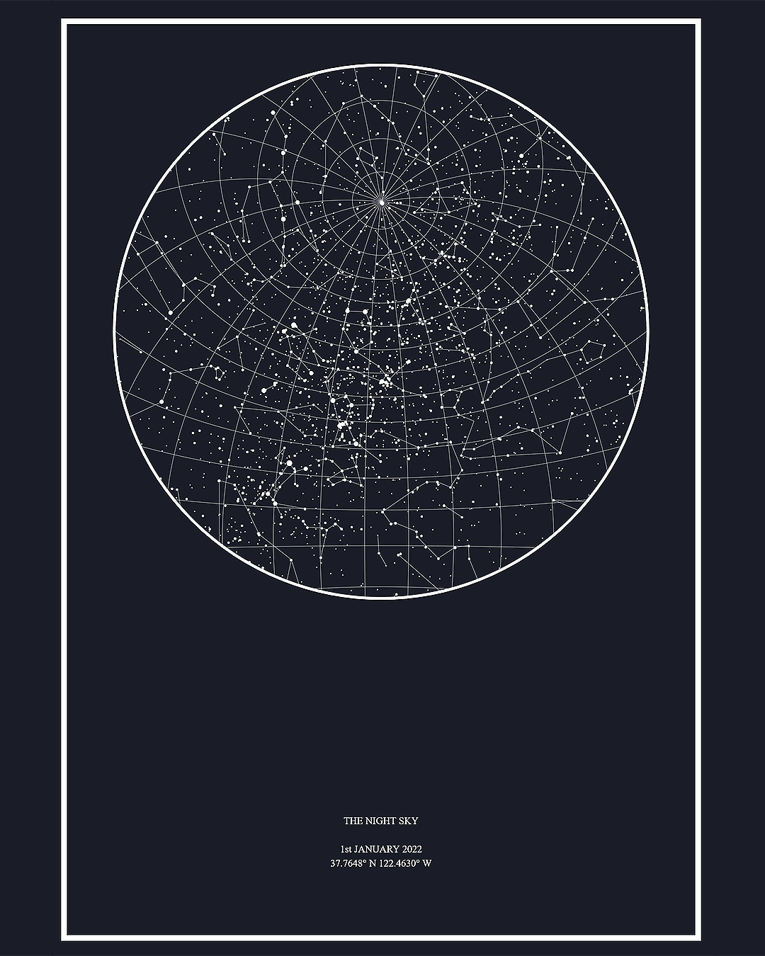Night Sky Map