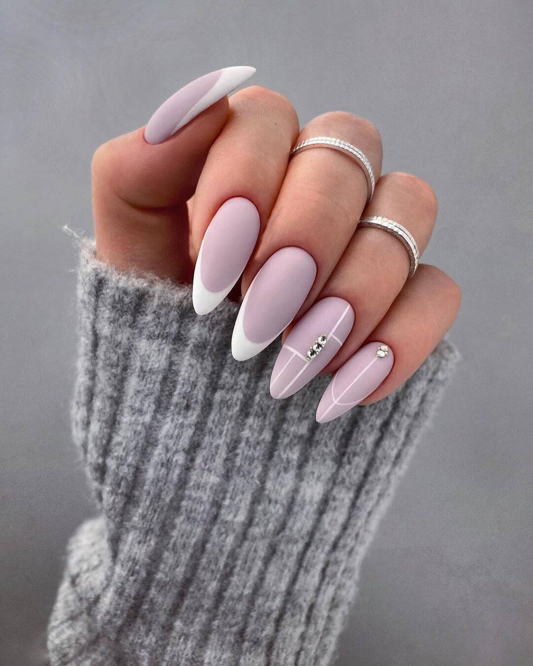 Rhinestone Nail Designs