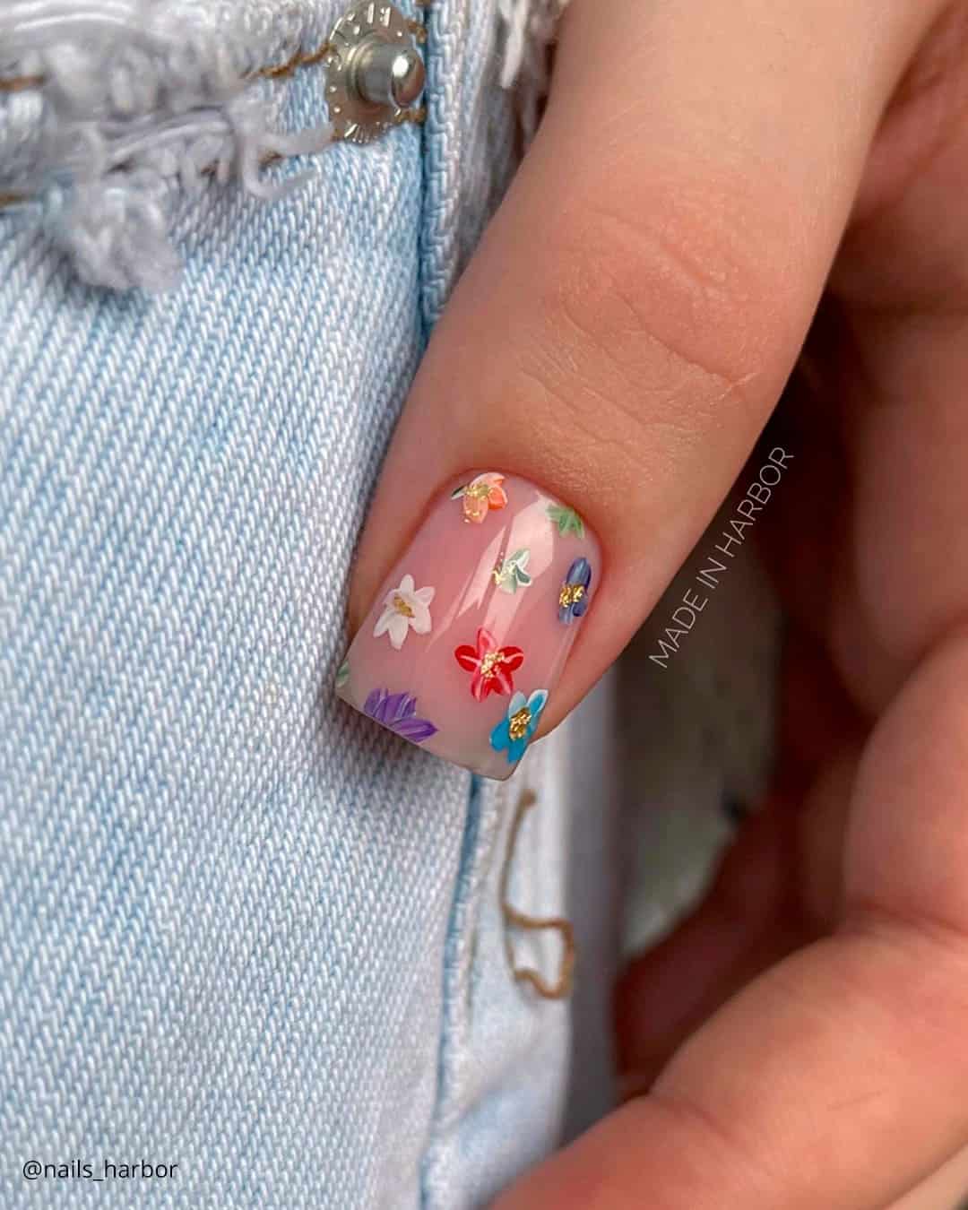 Leaf Nail Design