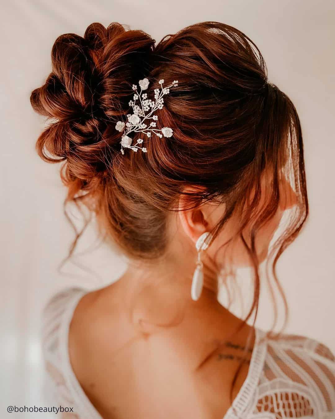 Medium Length Wedding Updos By Face Shape