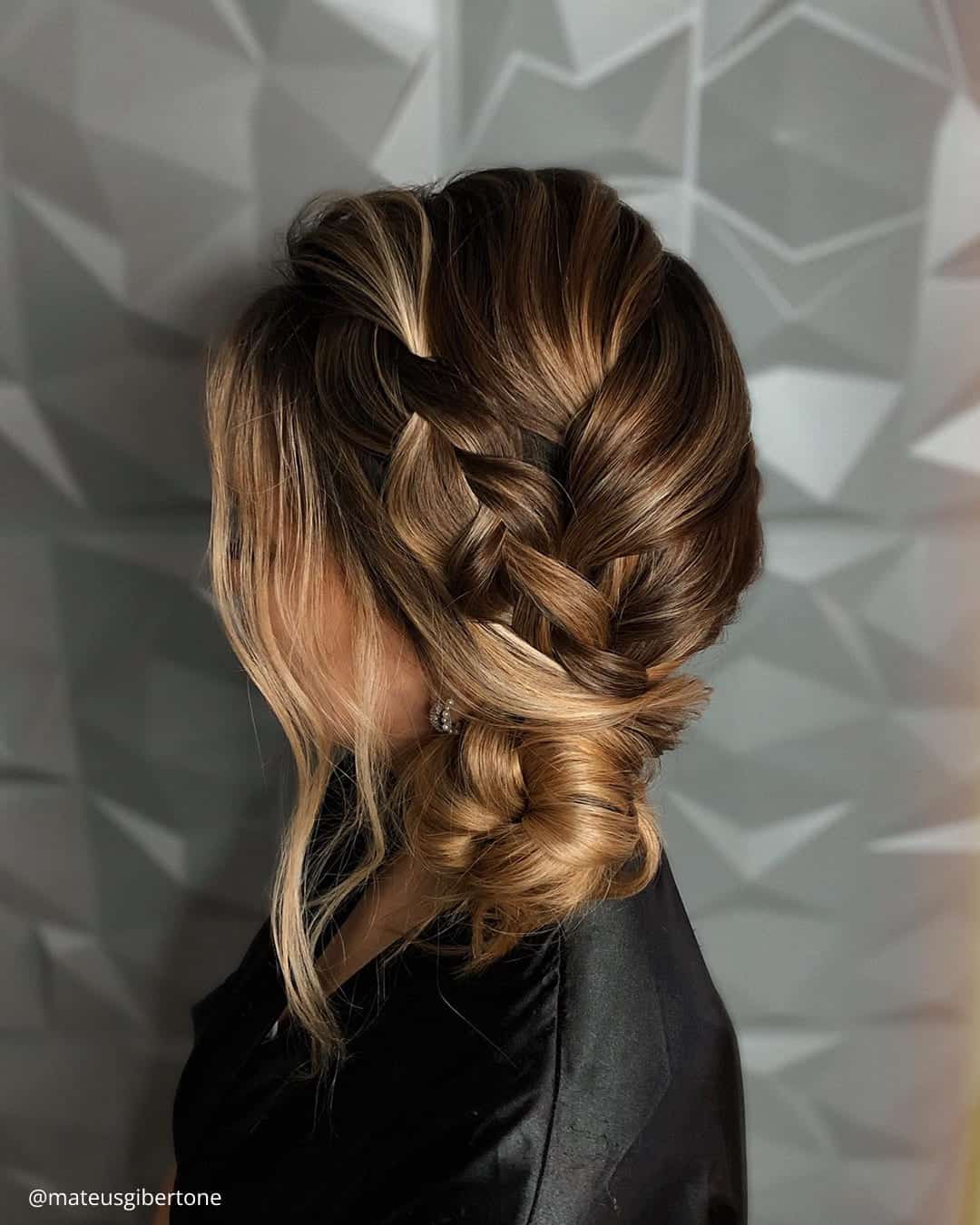 Braided Updos for Medium Hair
