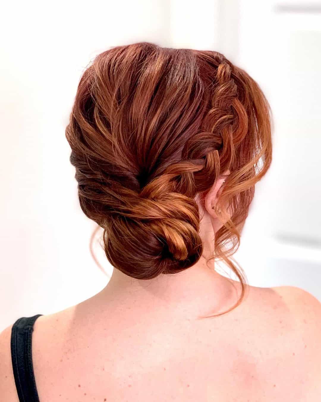 Braided Updos for Medium Hair
