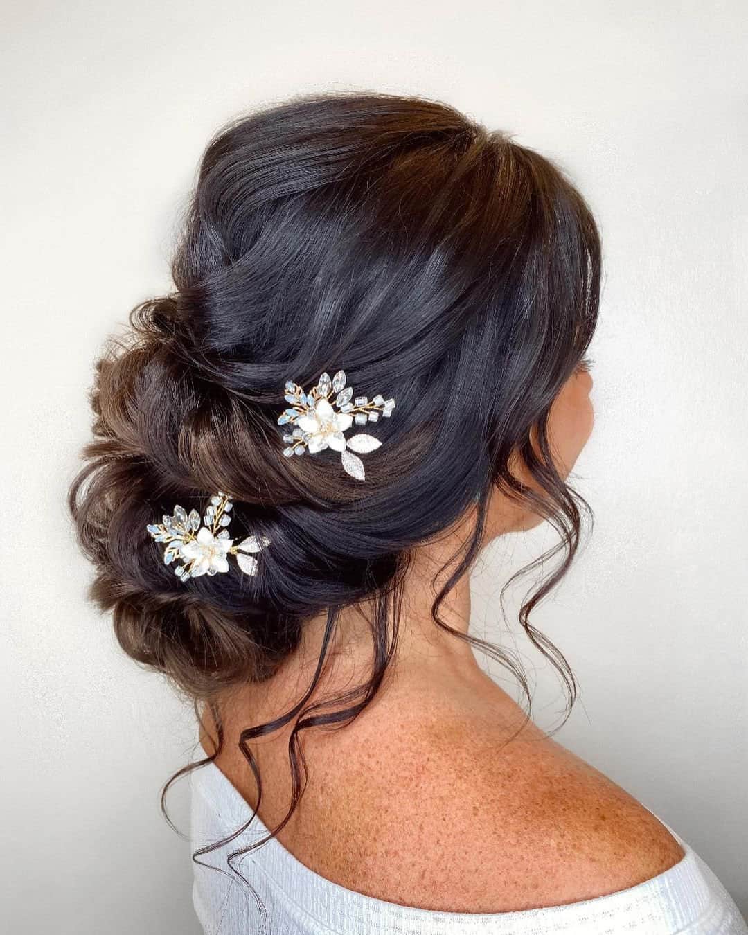 Easy Wedding Updos for Medium Length